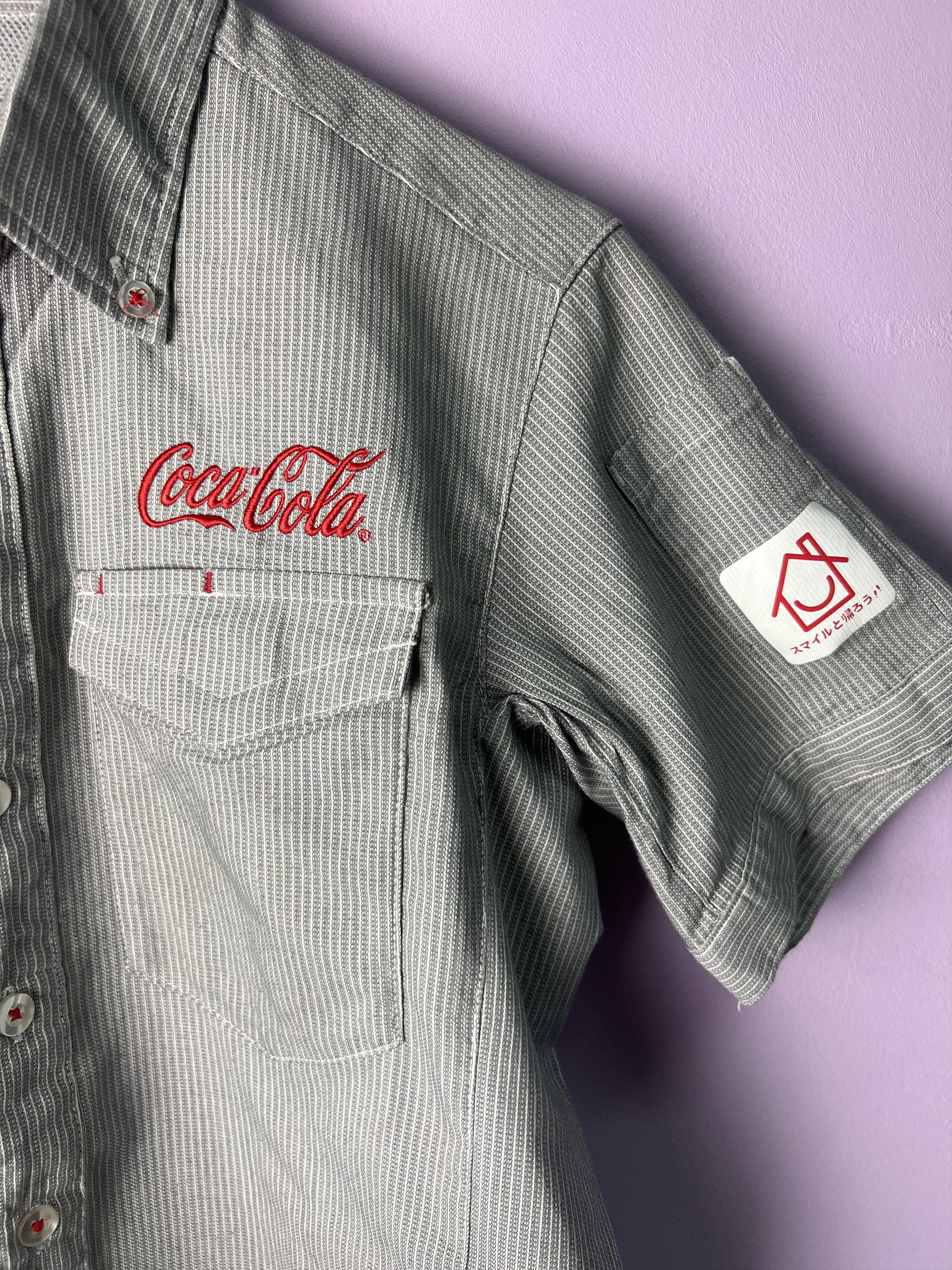 Coca Cola 🔥Vintage Coca Cola Hickory Shirts Size US S / EU 44-46 / 1 - 6 Thumbnail