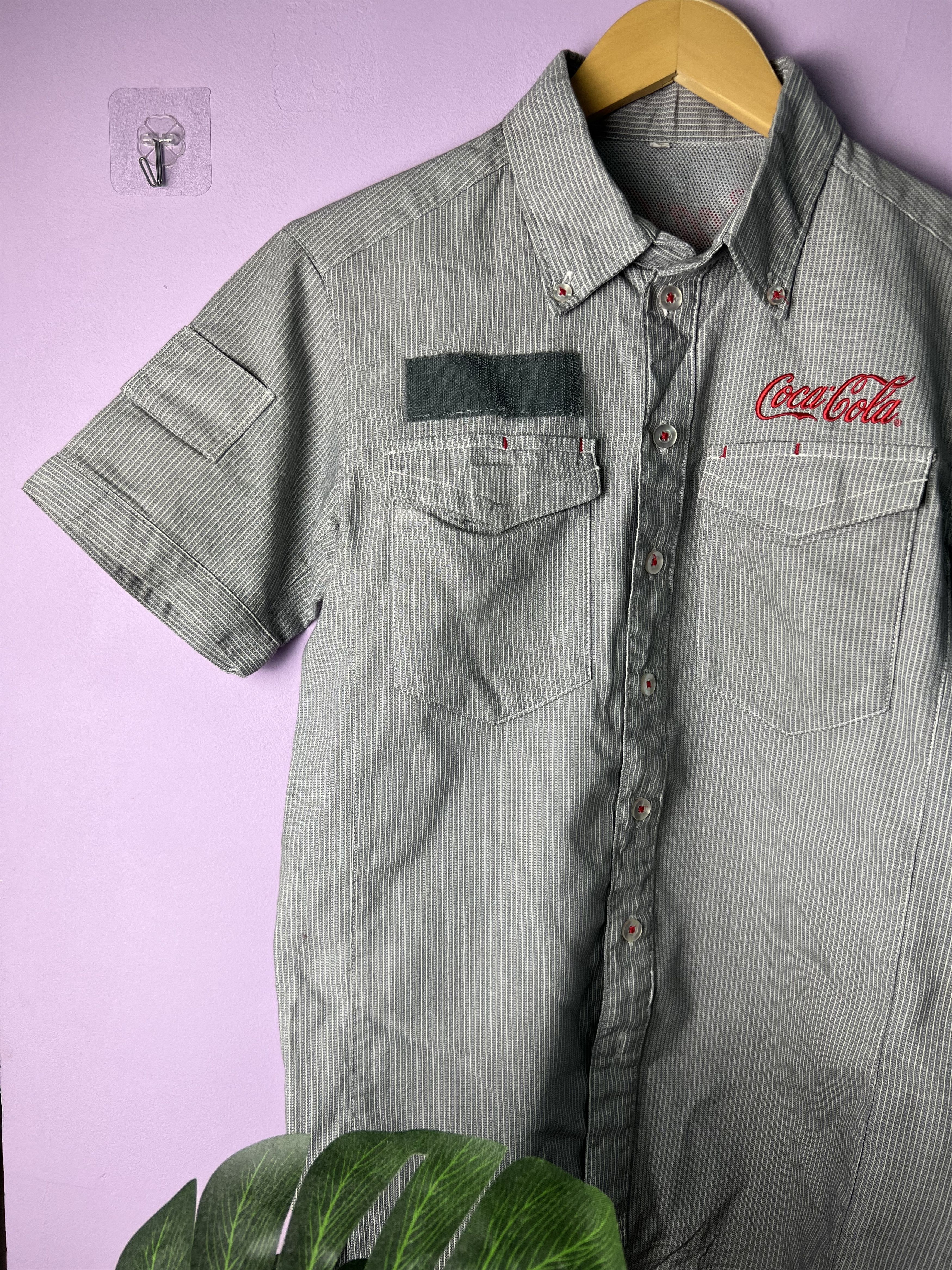 Coca Cola 🔥Vintage Coca Cola Hickory Shirts Size US S / EU 44-46 / 1 - 7 Thumbnail