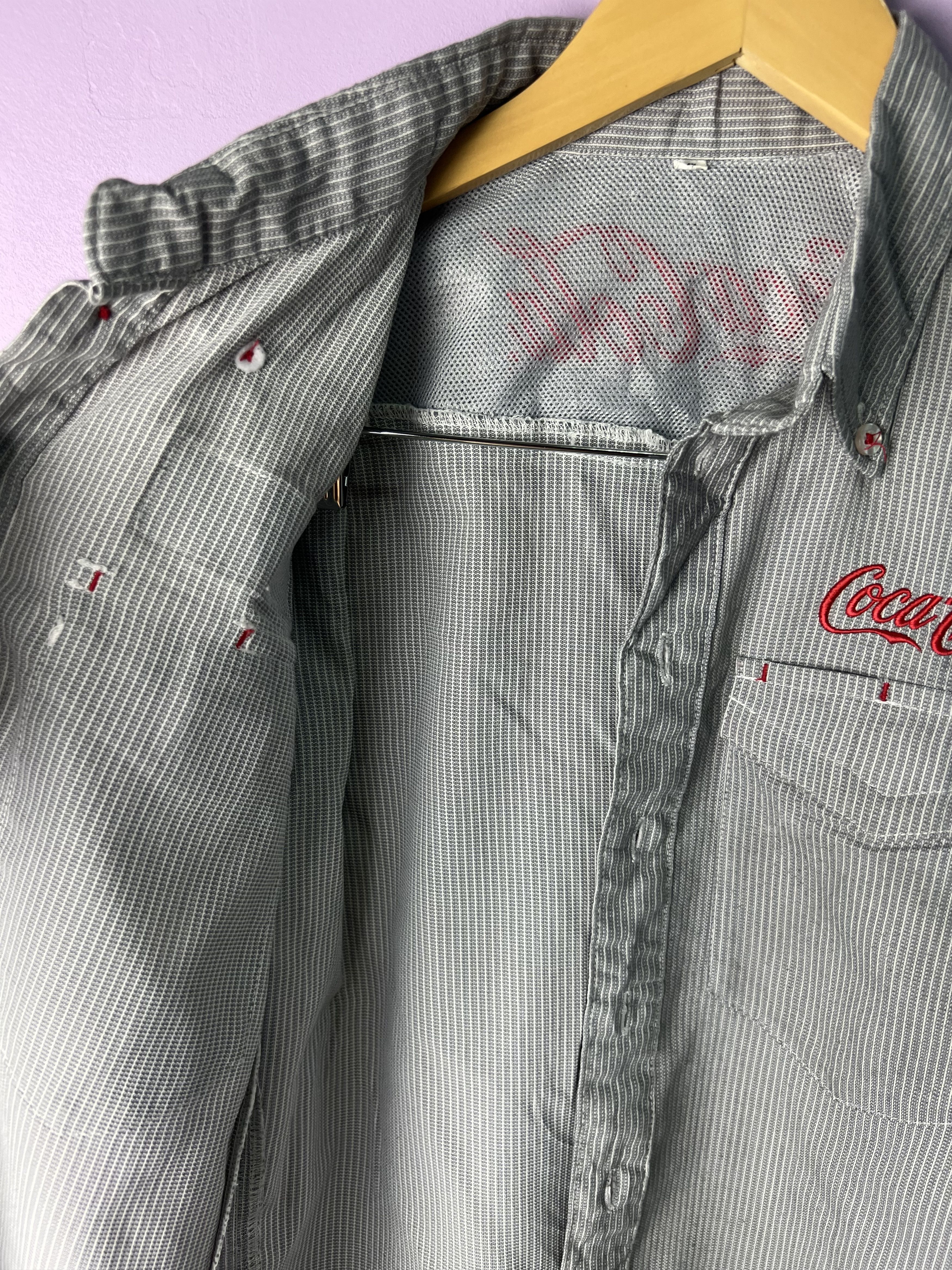 Coca Cola 🔥Vintage Coca Cola Hickory Shirts Size US S / EU 44-46 / 1 - 9 Thumbnail