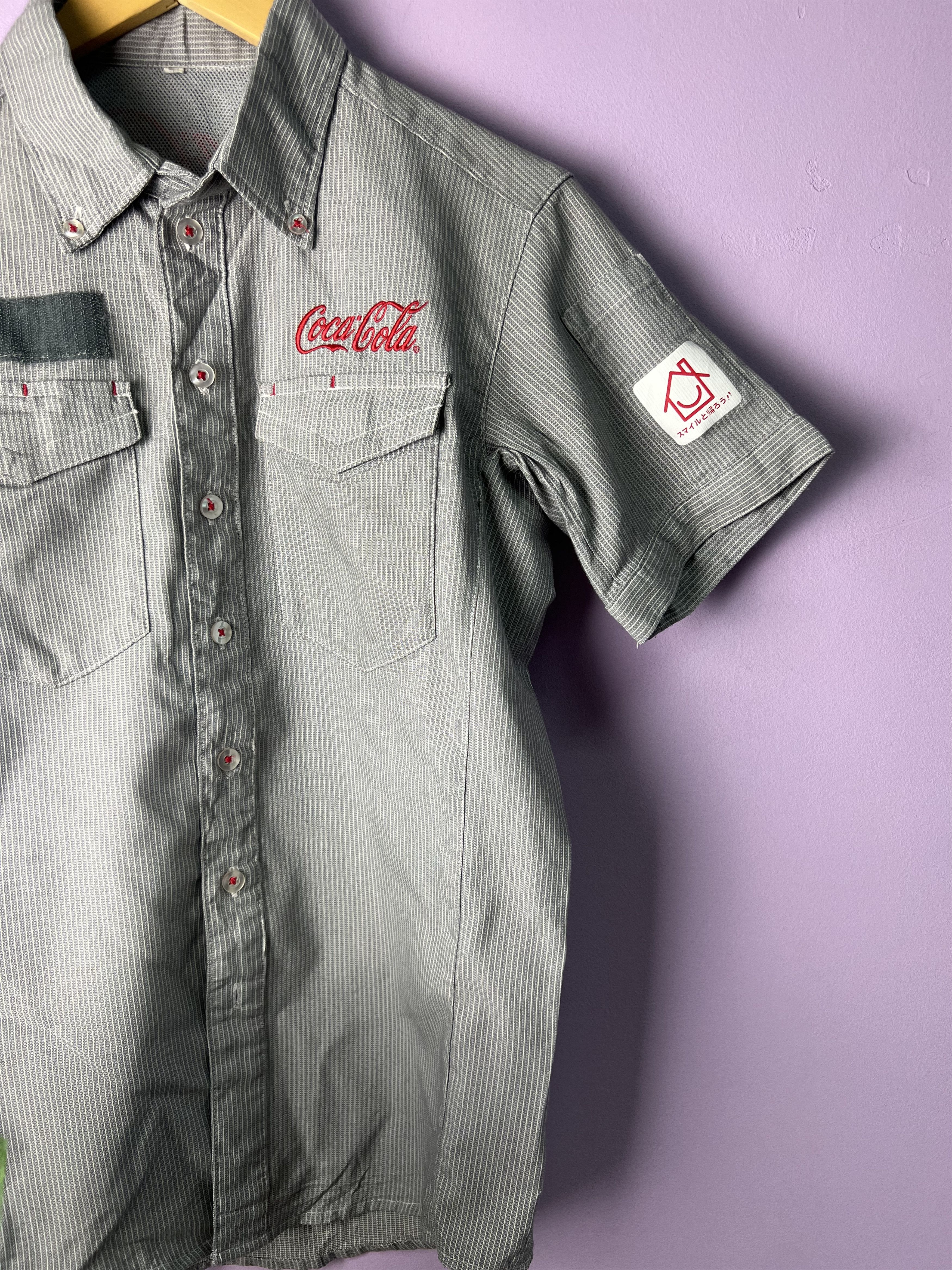 Coca Cola 🔥Vintage Coca Cola Hickory Shirts Size US S / EU 44-46 / 1 - 3 Thumbnail