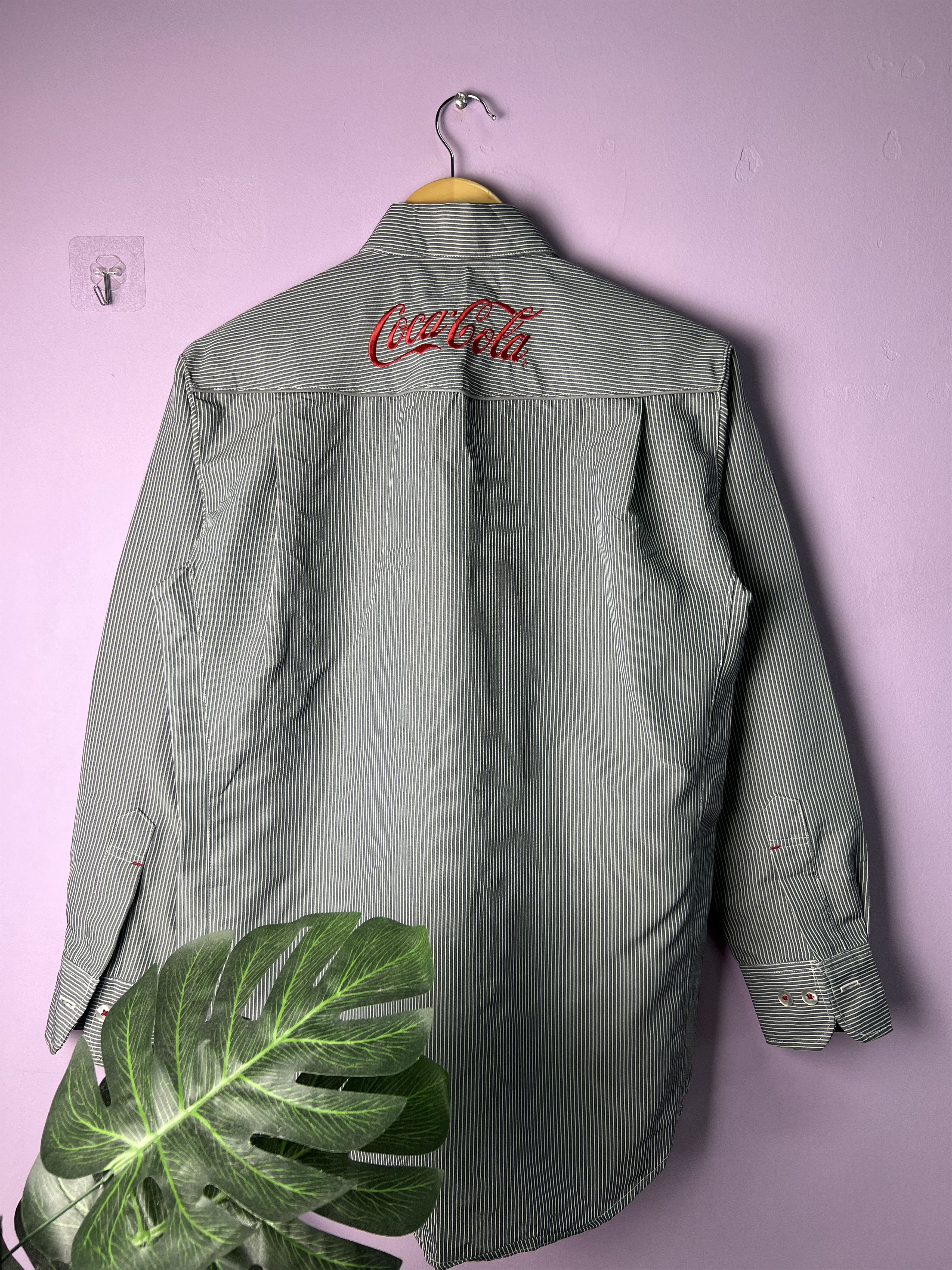Coca Cola 🔥Vintage Hickory Coca Cola Long Sleeves Shirts Size US M / EU 48-50 / 2 - 2 Thumbnail