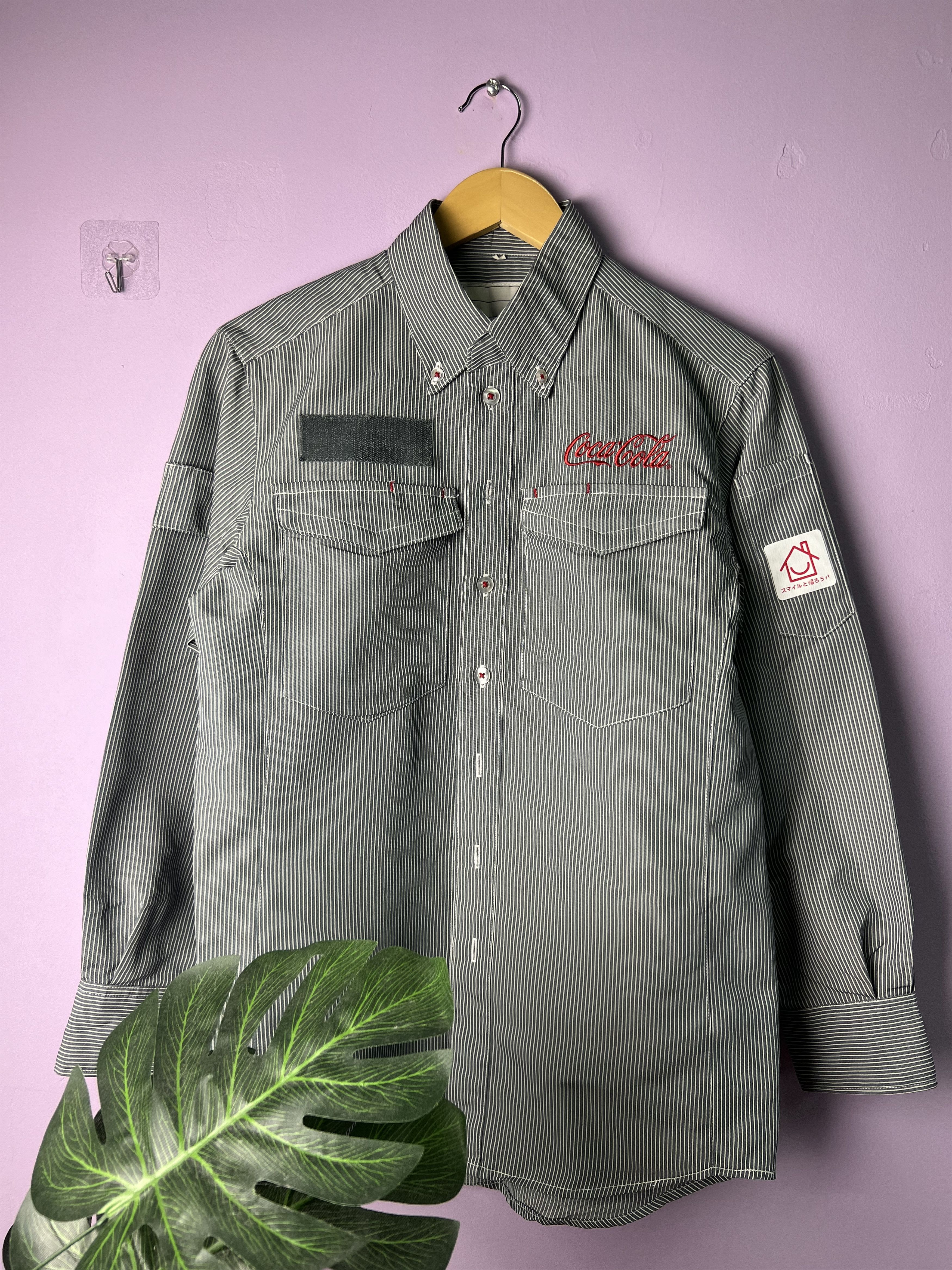Coca Cola 🔥Vintage Hickory Coca Cola Long Sleeves Shirts Size US M / EU 48-50 / 2 - 1 Thumbnail