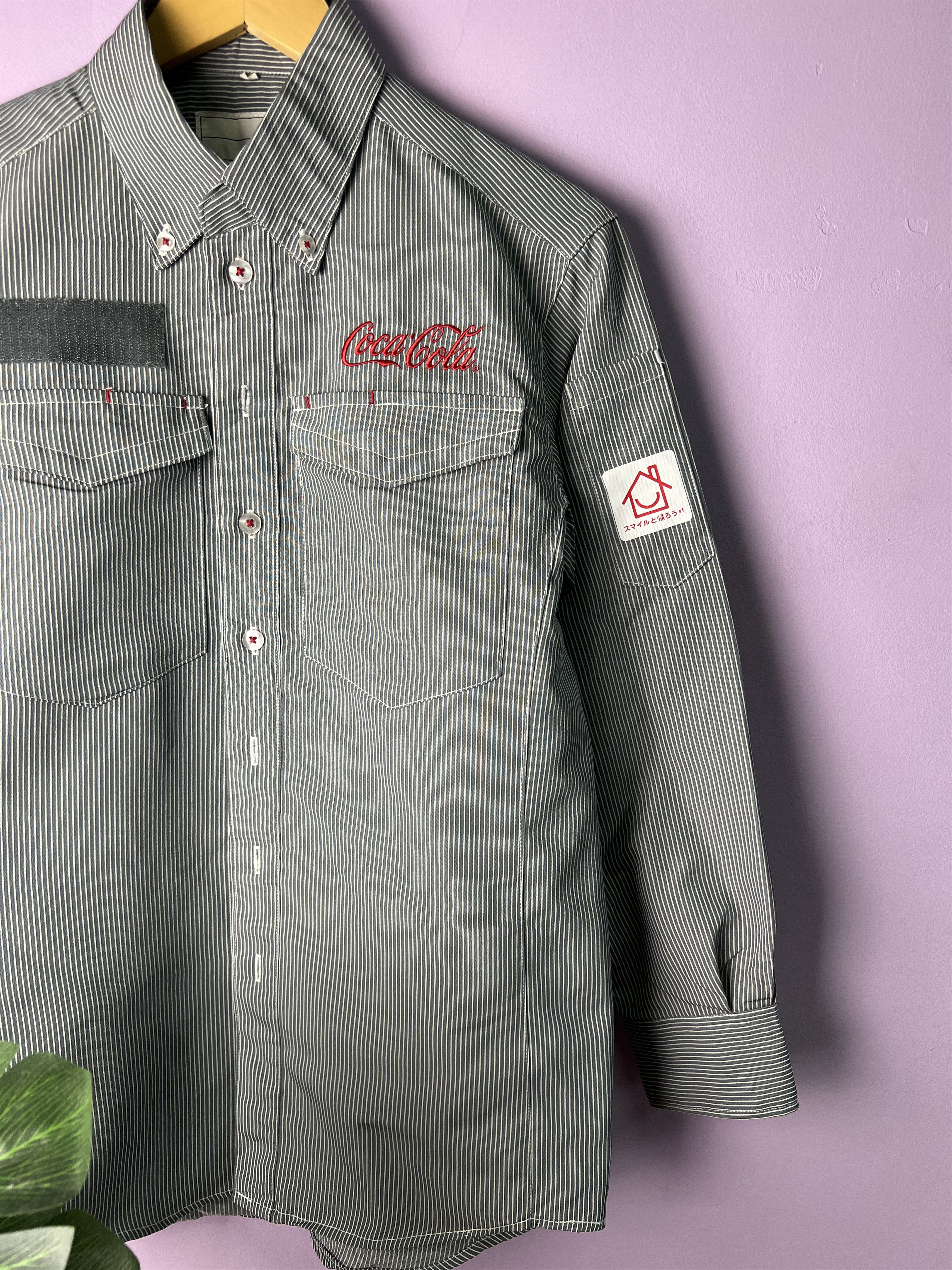Coca Cola 🔥Vintage Hickory Coca Cola Long Sleeves Shirts Size US M / EU 48-50 / 2 - 4 Thumbnail