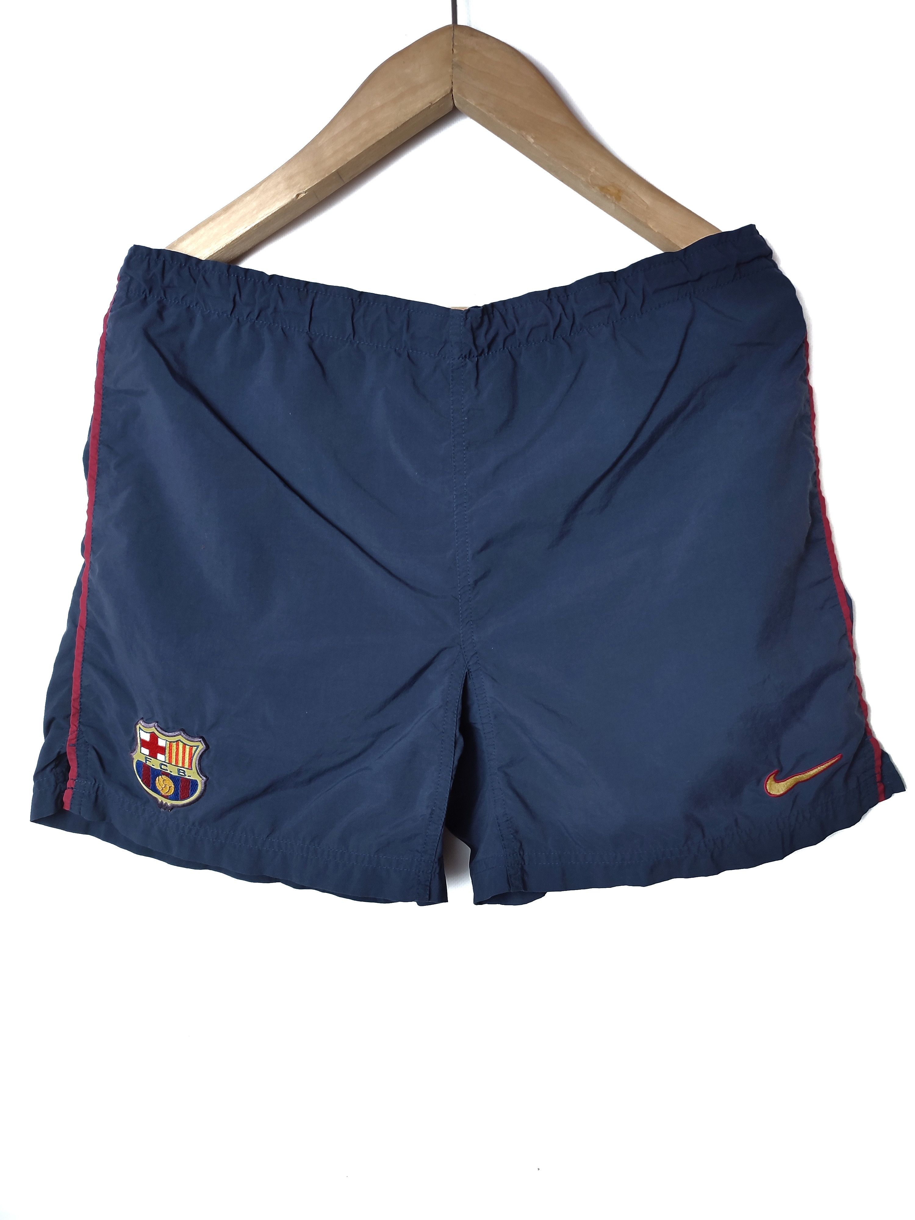 Nike Vintage Nike Team Barcelona soccer shorts Size US 36 / EU 52 - 1 Thumbnail