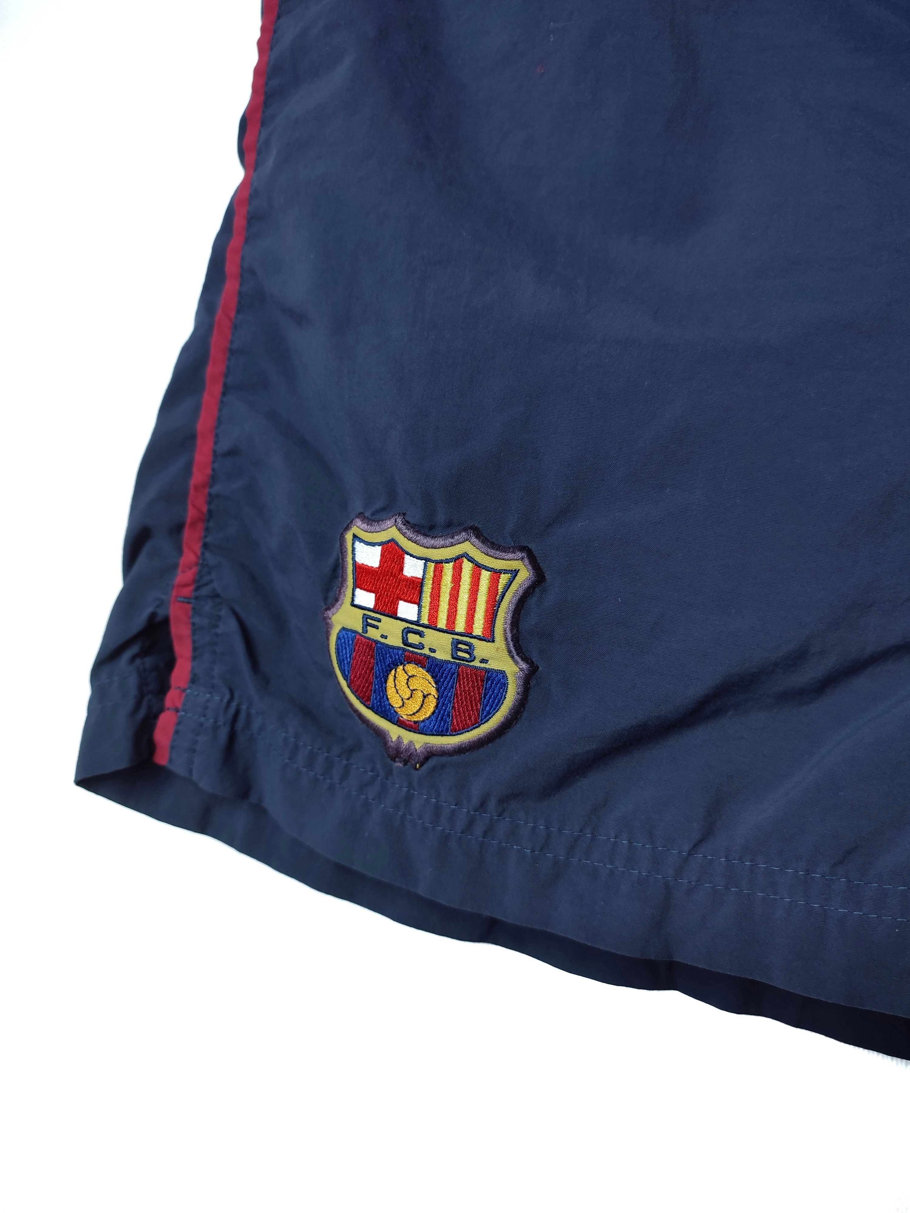 Nike Vintage Nike Team Barcelona soccer shorts Size US 36 / EU 52 - 3 Thumbnail