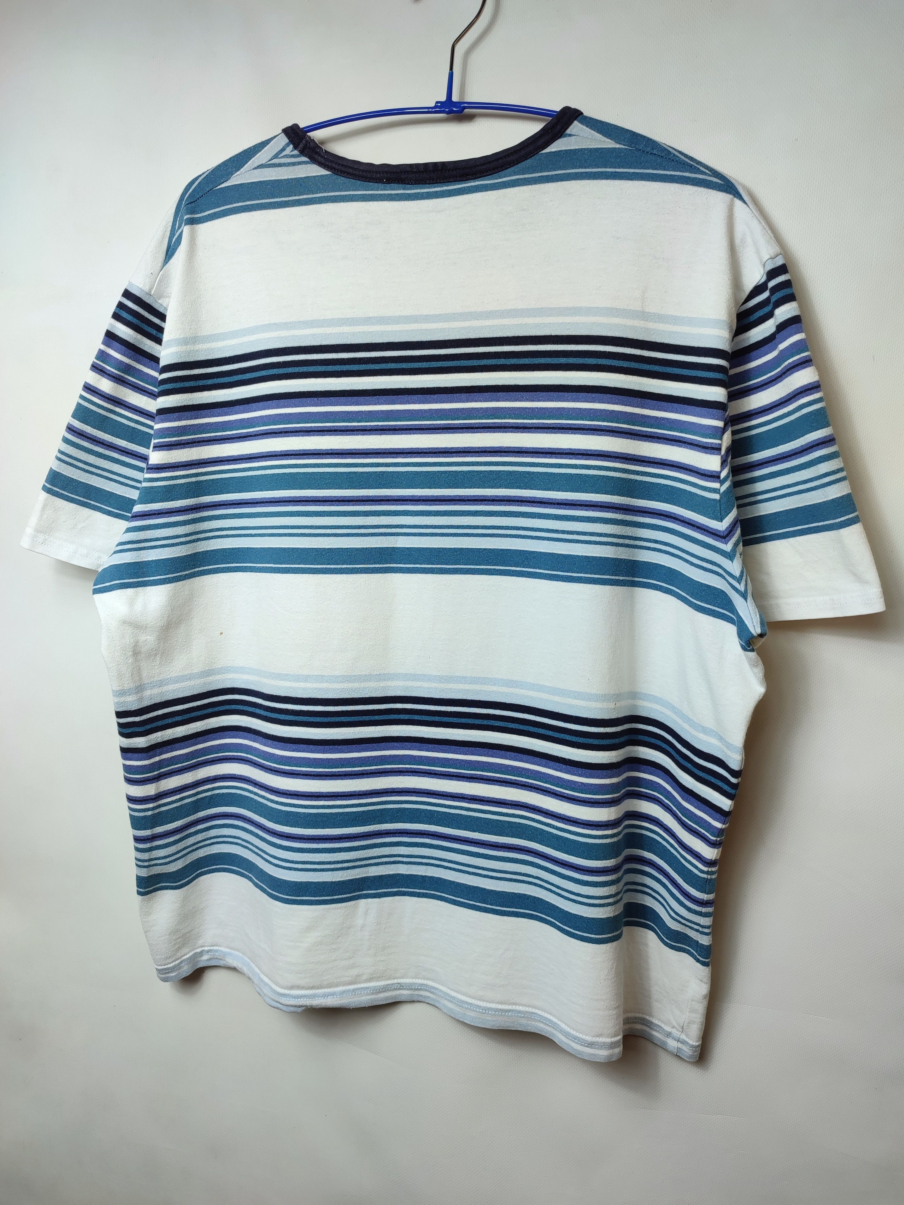 Vintage Vintage Ysl striped t shirt Size US S / EU 44-46 / 1 - 5 Thumbnail