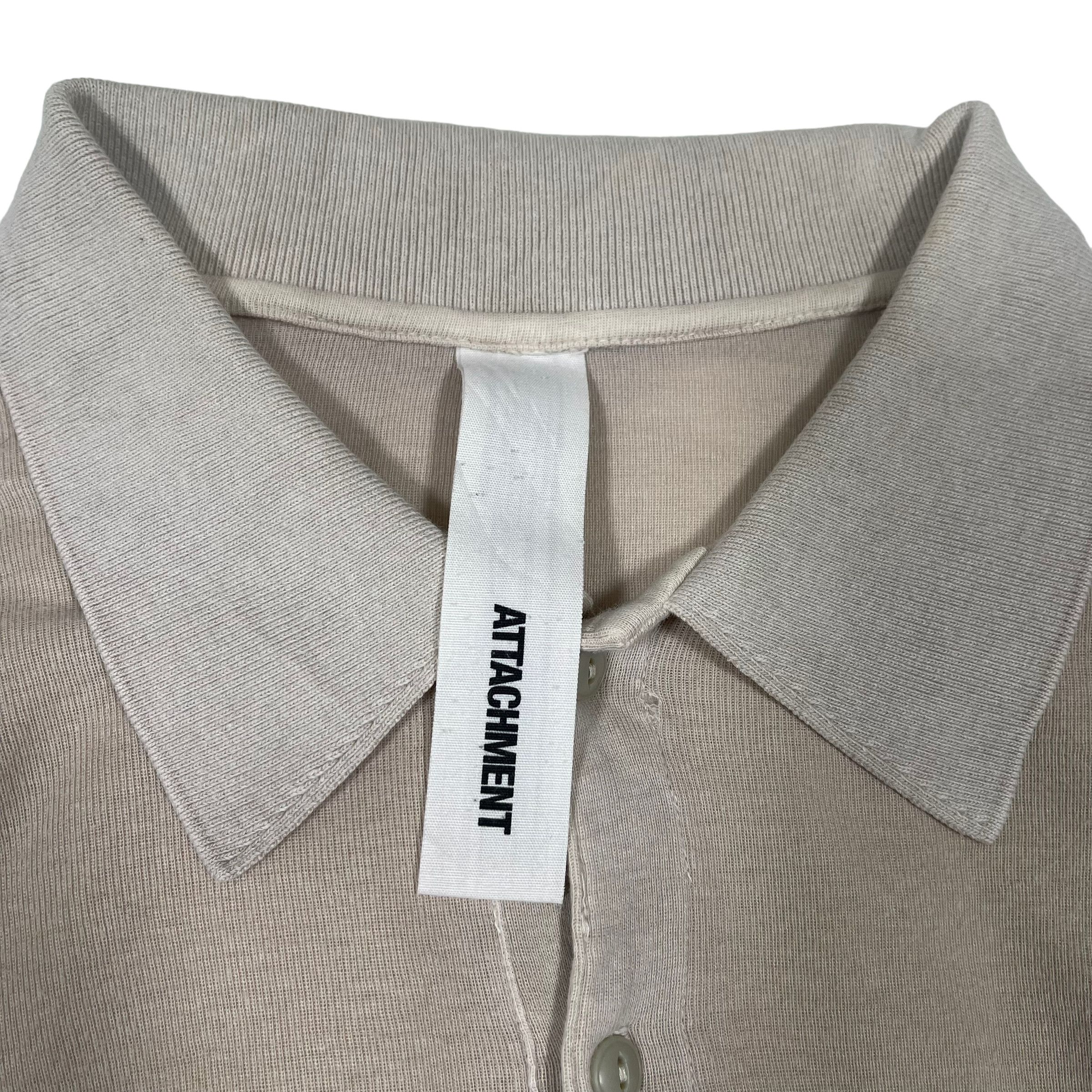 Attachment × Kazuyuki Kumagai Attachment Attachment Stripped Classic Polo Shirt Size US L / EU 52-54 / 3 - 4 Thumbnail