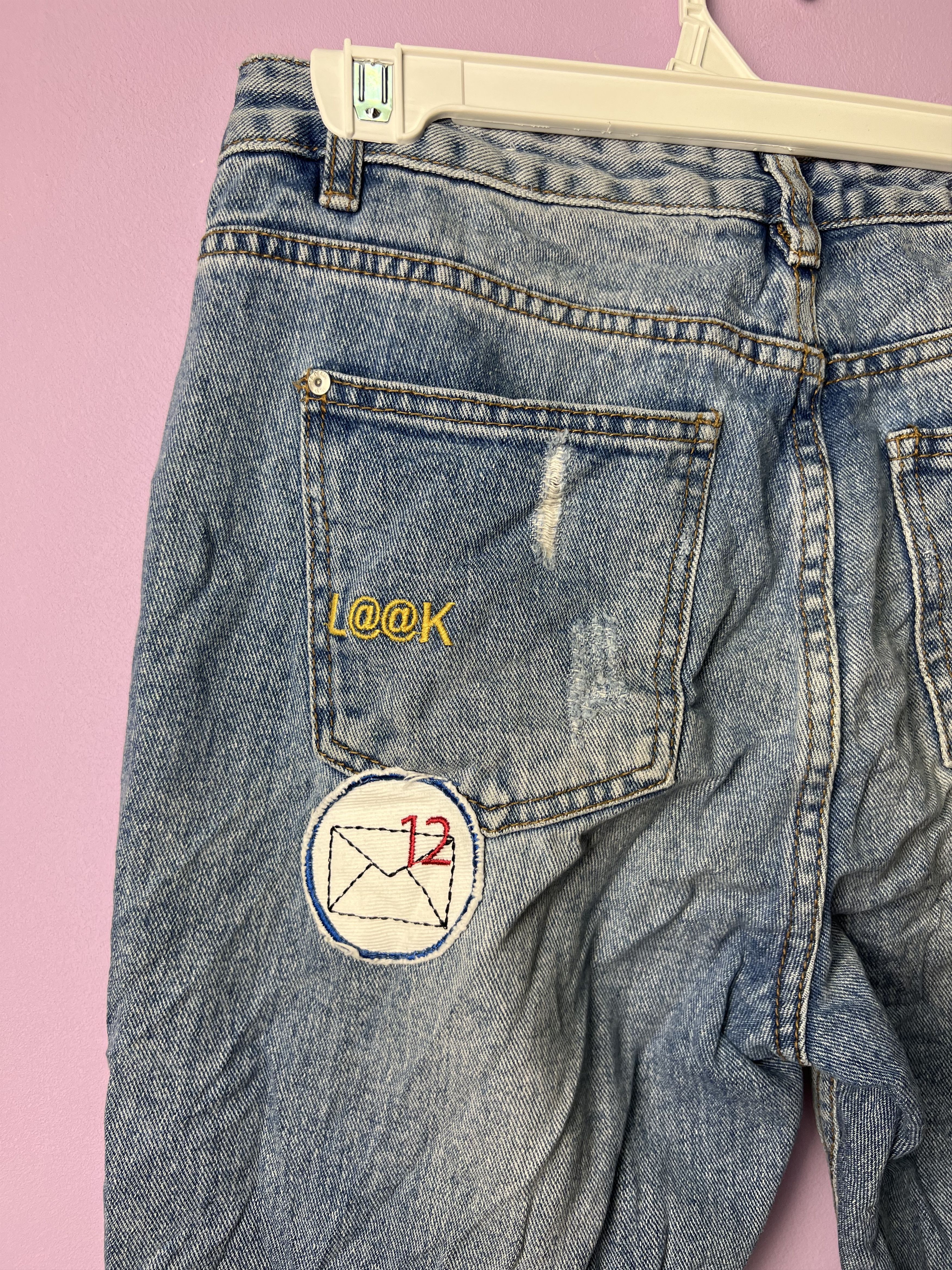 Japanese Brand 🔥ES Premium Denim Patches Distressed Denim Size US 30 / EU 46 - 10 Thumbnail