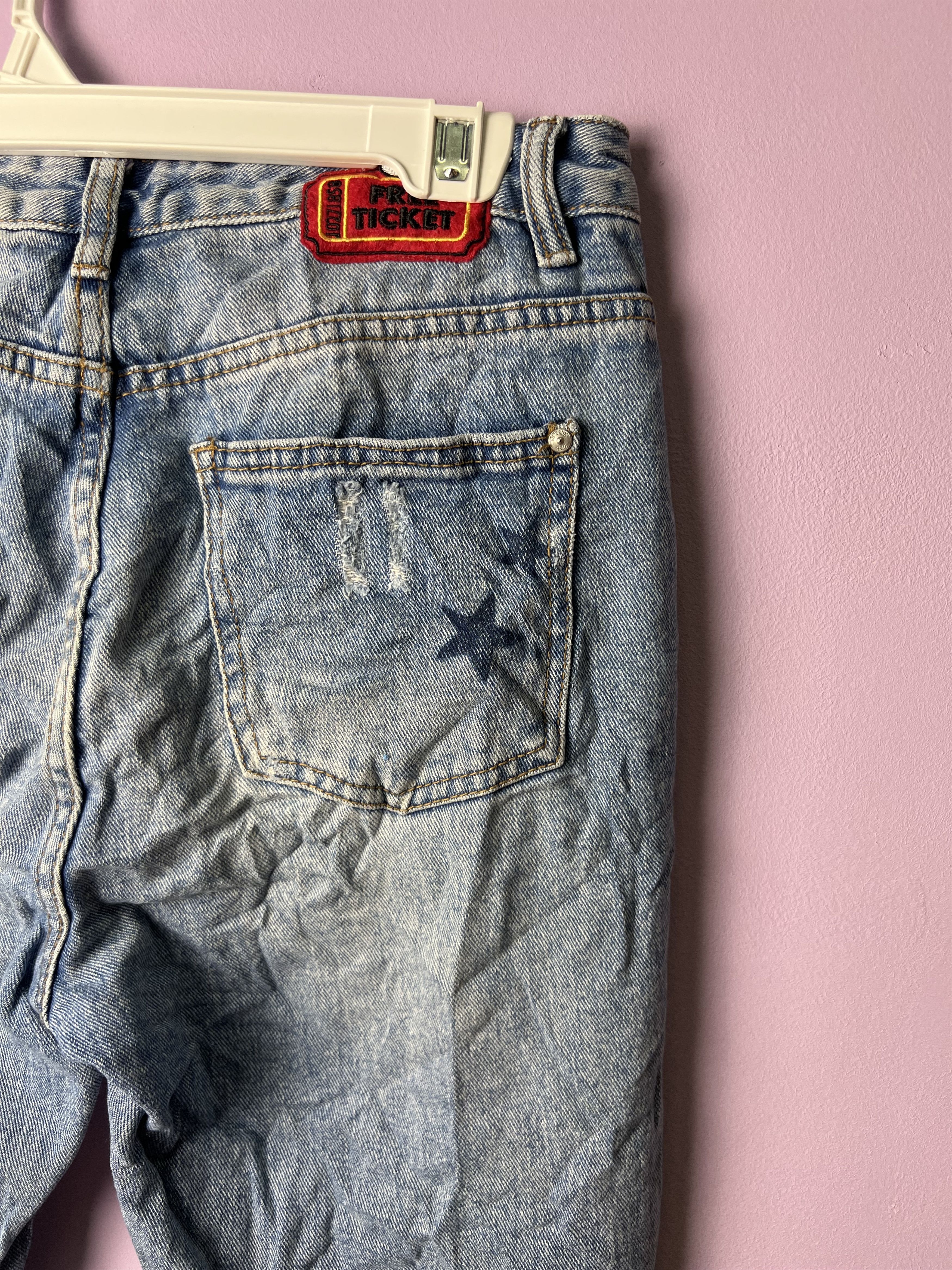 Japanese Brand 🔥ES Premium Denim Patches Distressed Denim Size US 30 / EU 46 - 11 Thumbnail