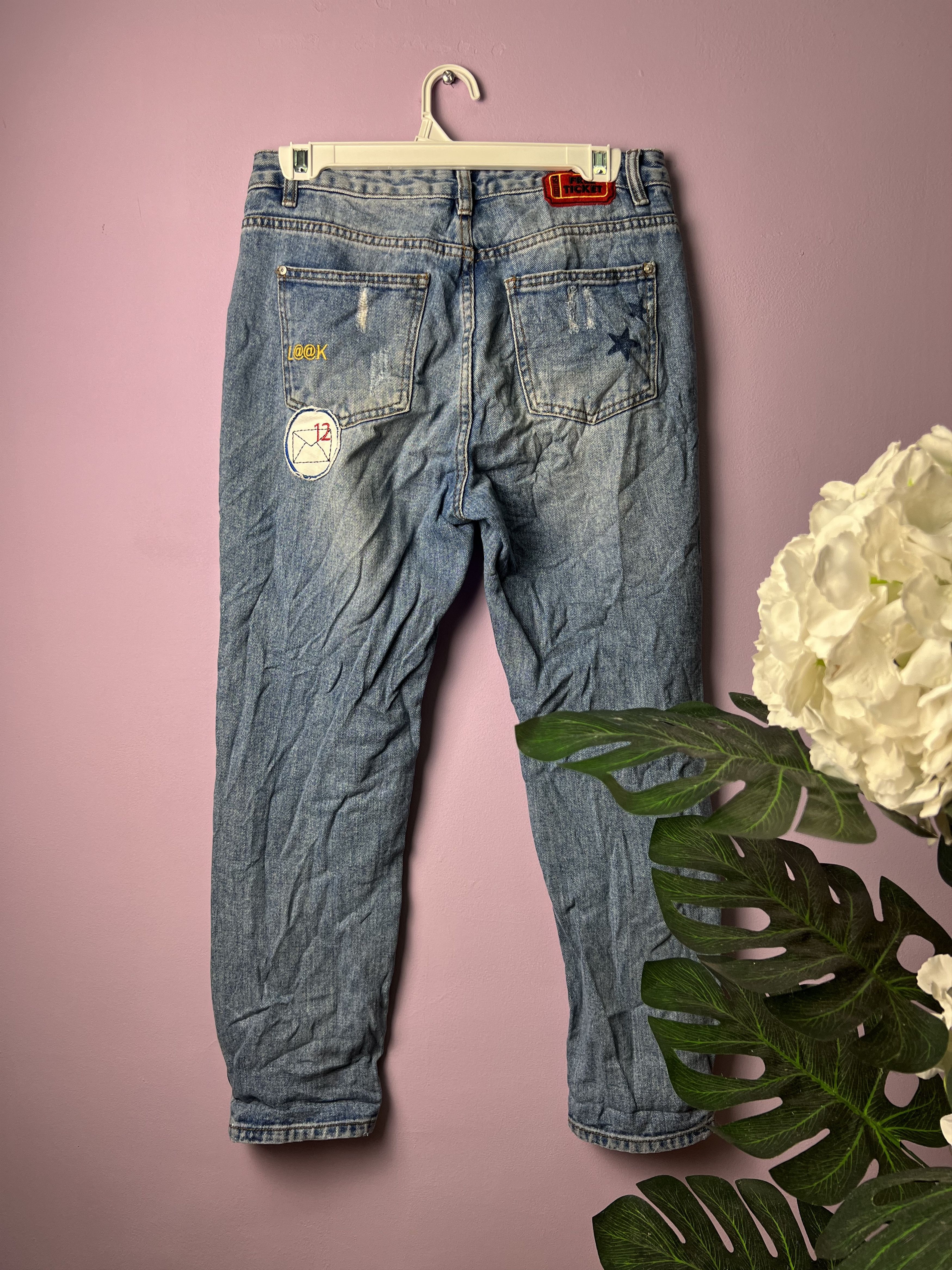 Japanese Brand 🔥ES Premium Denim Patches Distressed Denim Size US 30 / EU 46 - 2 Thumbnail