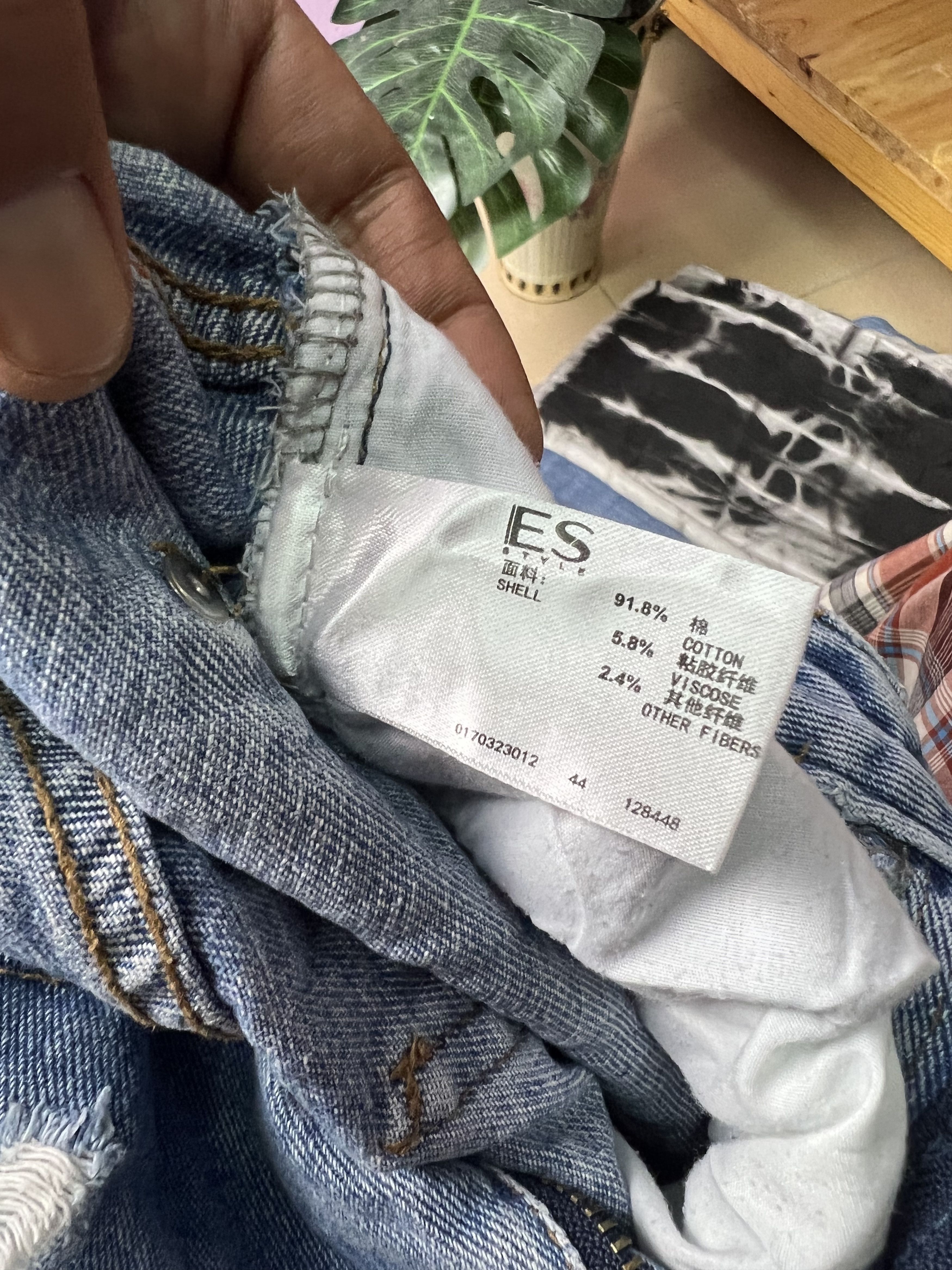 Japanese Brand 🔥ES Premium Denim Patches Distressed Denim Size US 30 / EU 46 - 14 Thumbnail