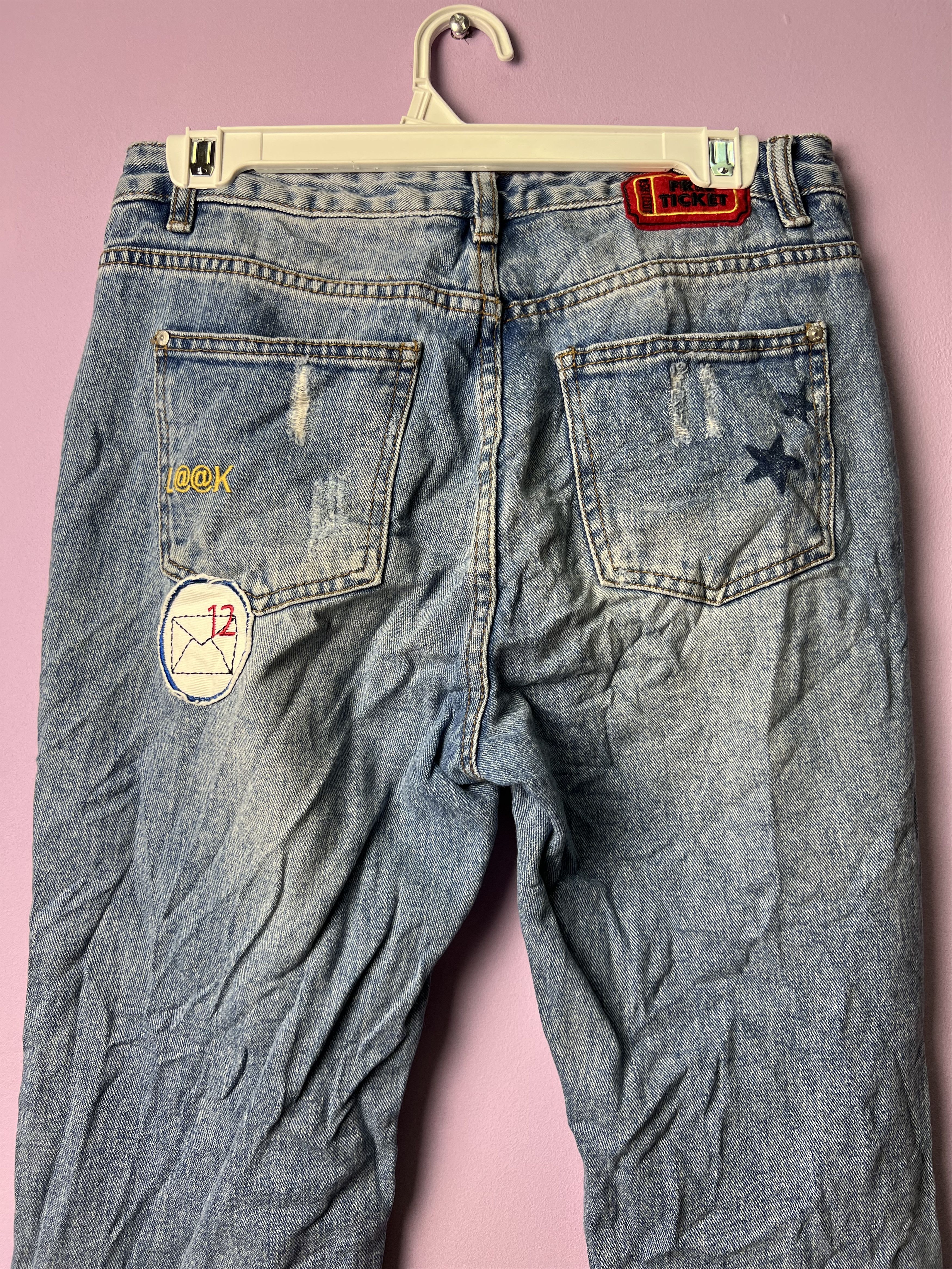 Japanese Brand 🔥ES Premium Denim Patches Distressed Denim Size US 30 / EU 46 - 9 Thumbnail