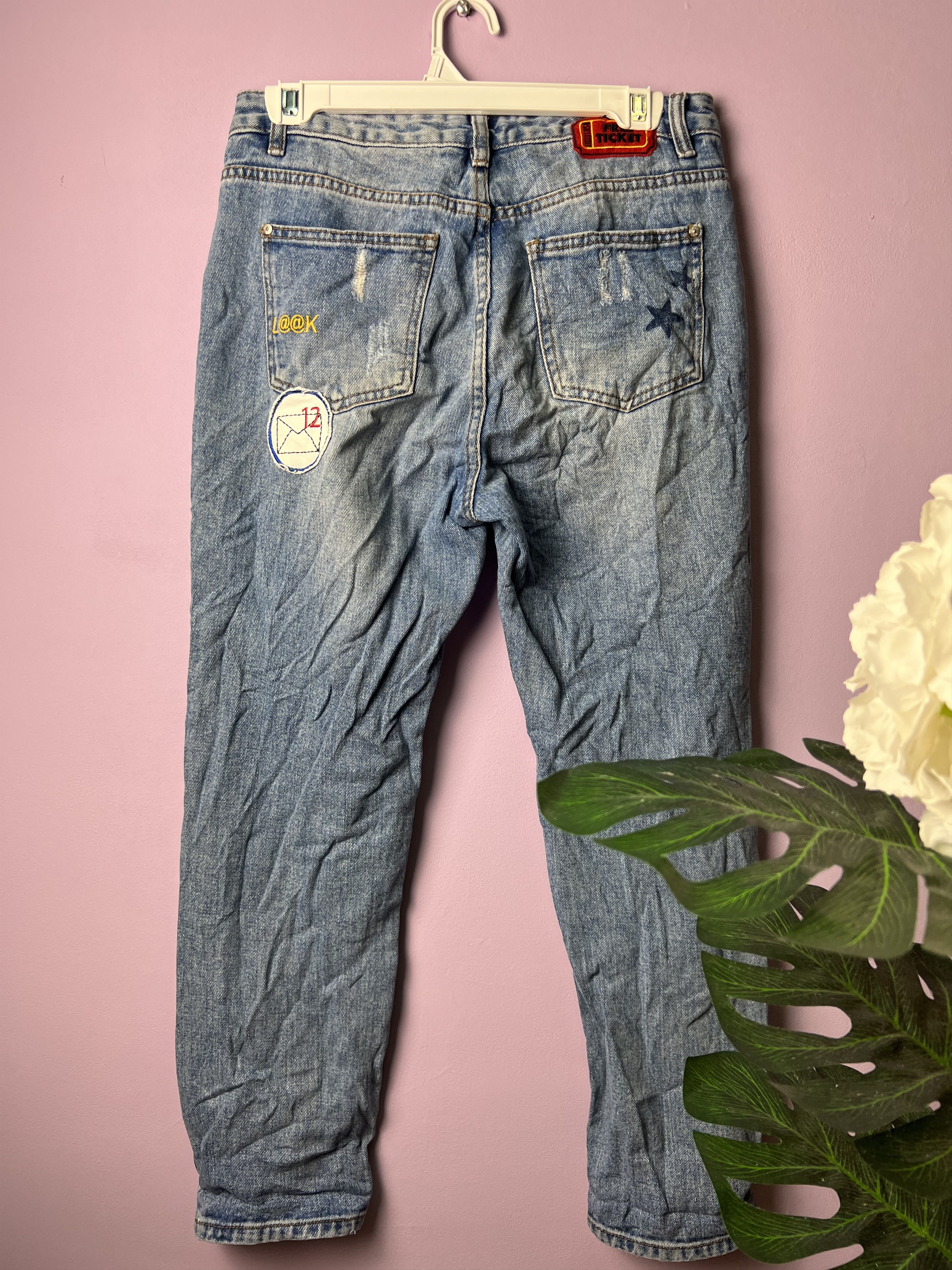 Japanese Brand 🔥ES Premium Denim Patches Distressed Denim Size US 30 / EU 46 - 4 Thumbnail