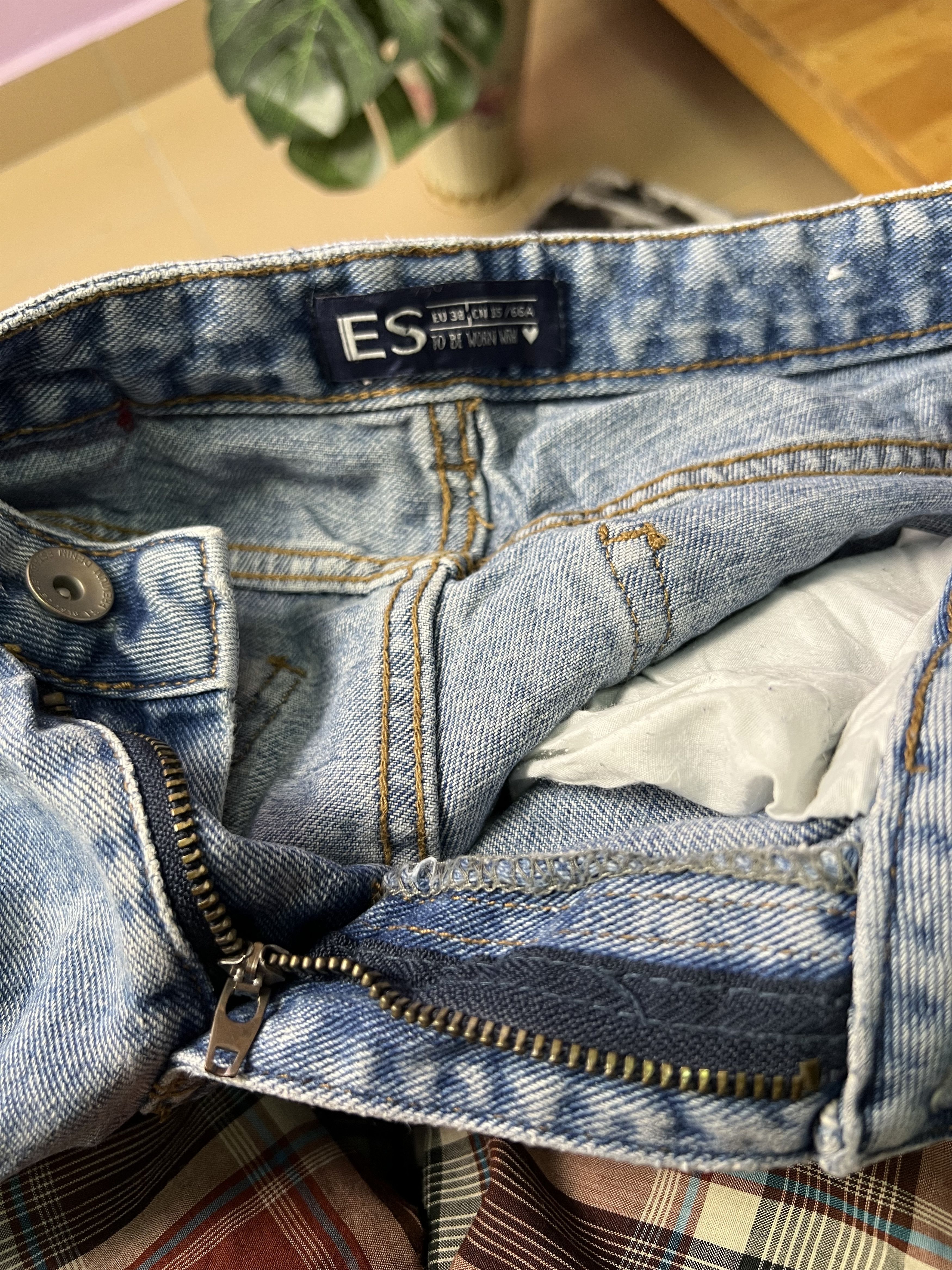 Japanese Brand 🔥ES Premium Denim Patches Distressed Denim Size US 30 / EU 46 - 13 Thumbnail