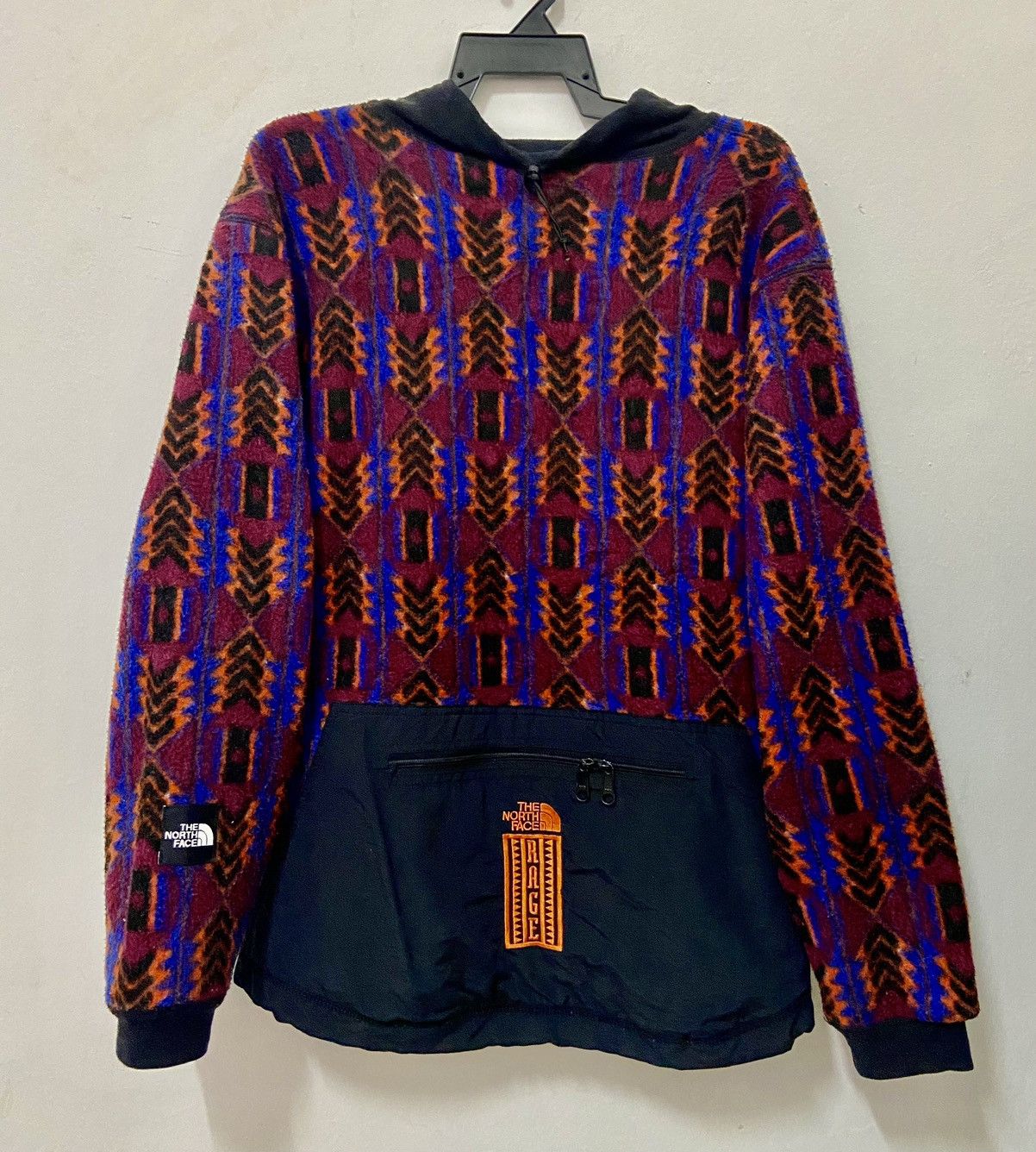 90'S THE NORTH FACE RAGE PULLOVER FLEECE × NYLON JACKET