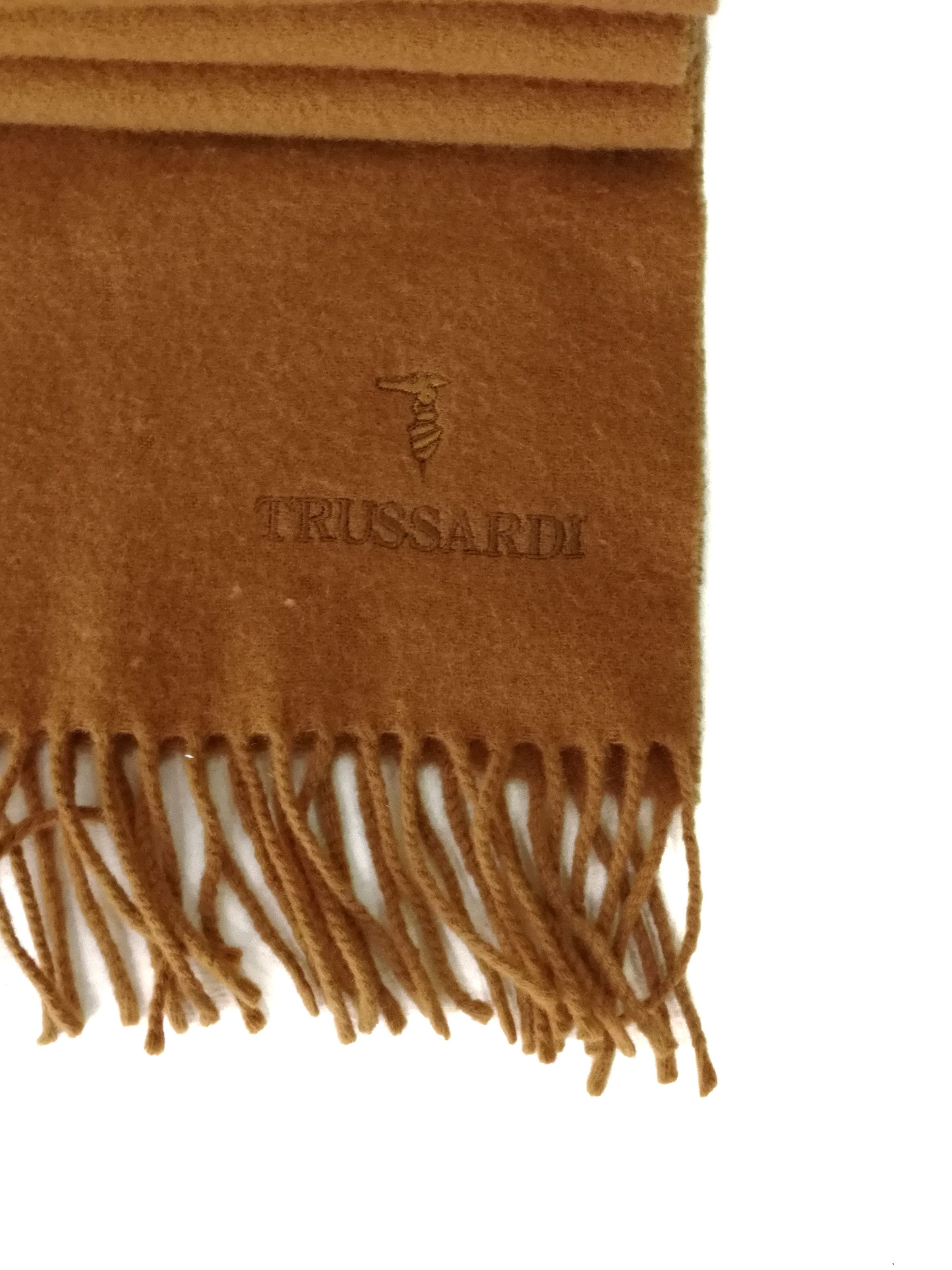 Other × Trussardi Trussardi wool scarf Embroidered Logo Size ONE SIZE - 3 Thumbnail