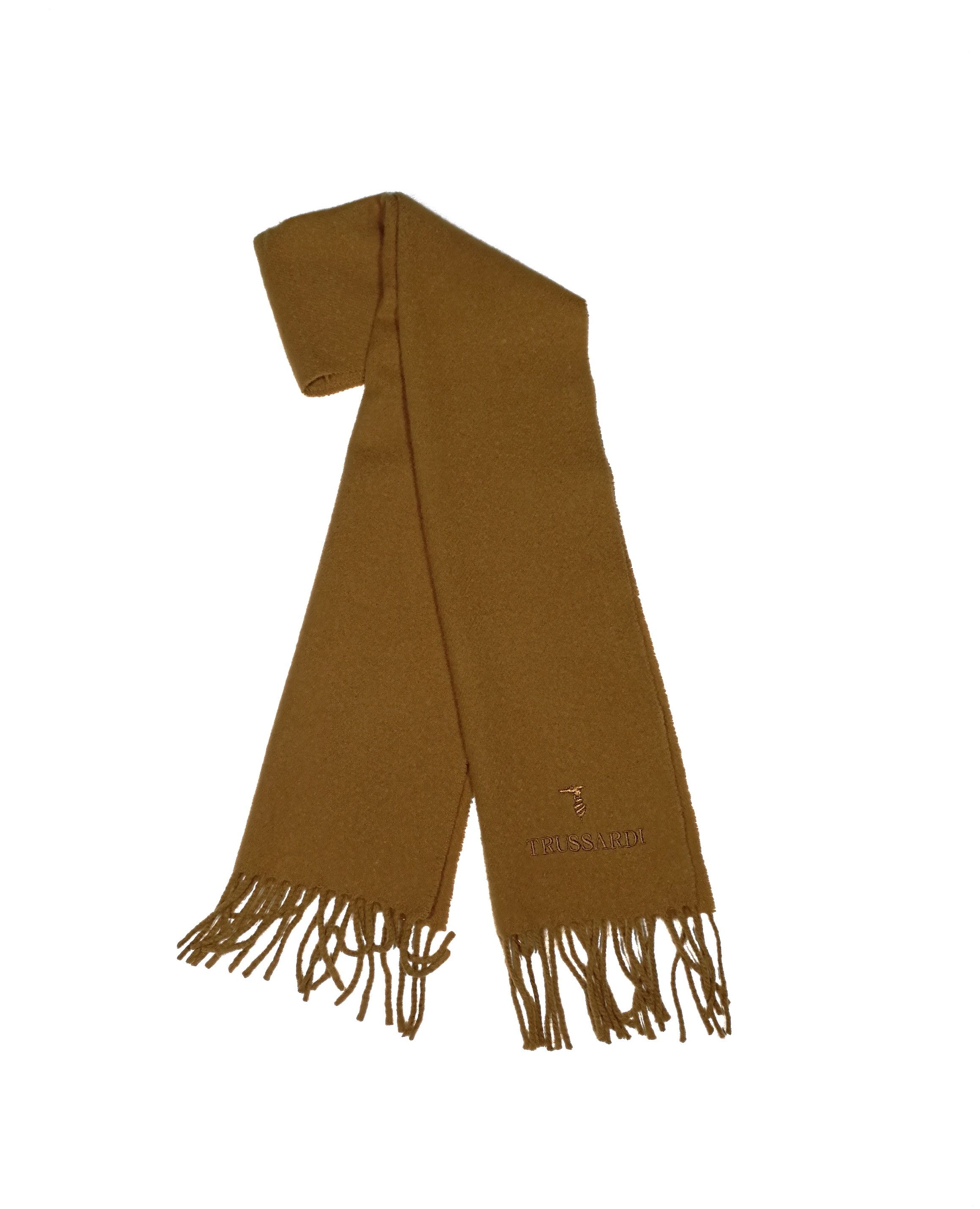 Other × Trussardi Trussardi wool scarf Embroidered Logo Size ONE SIZE - 1 Thumbnail