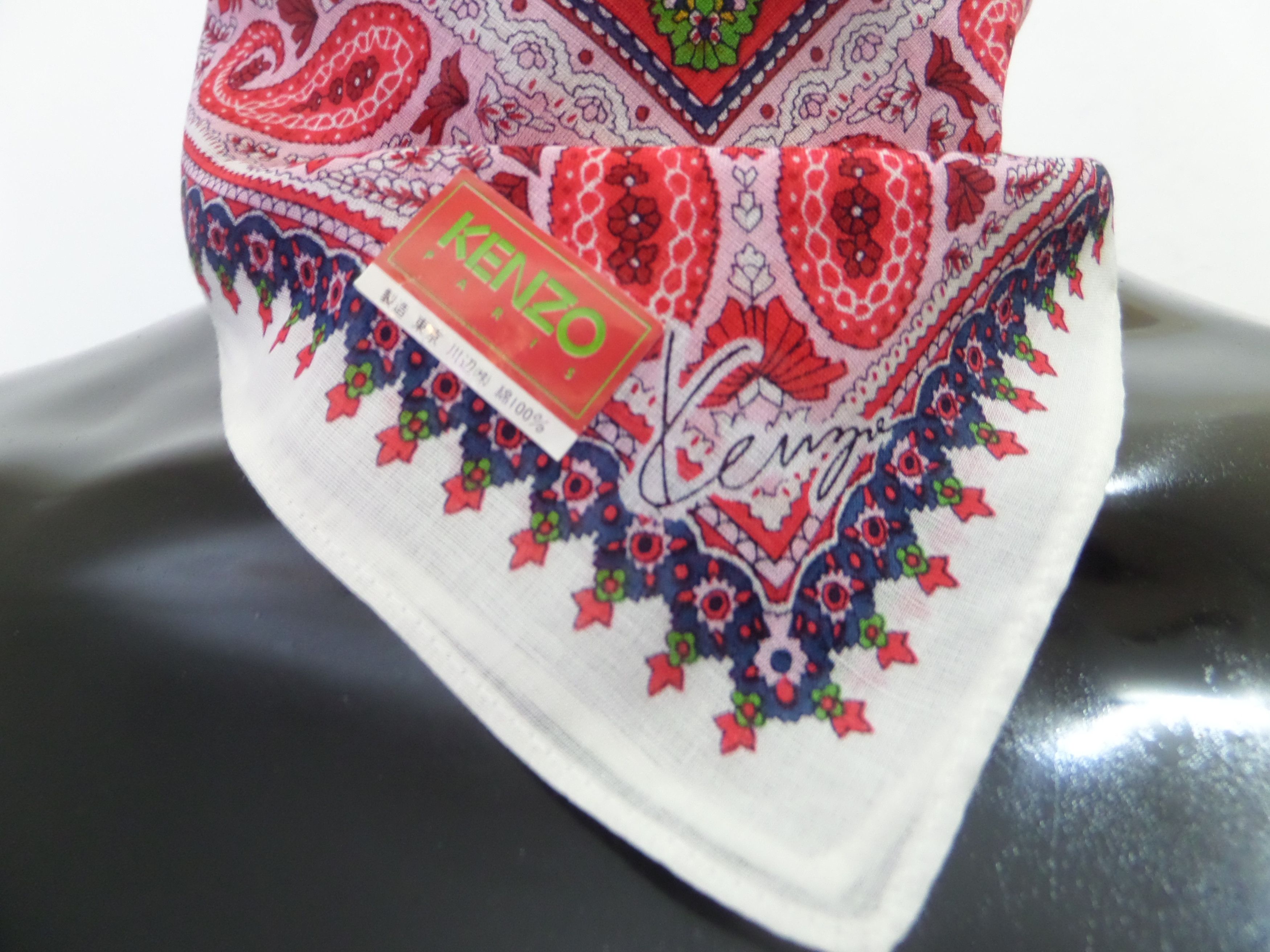 Kenzo Hot Sale Kenzo Paris handkerchief / Neckerchief Size ONE SIZE - 3 Thumbnail