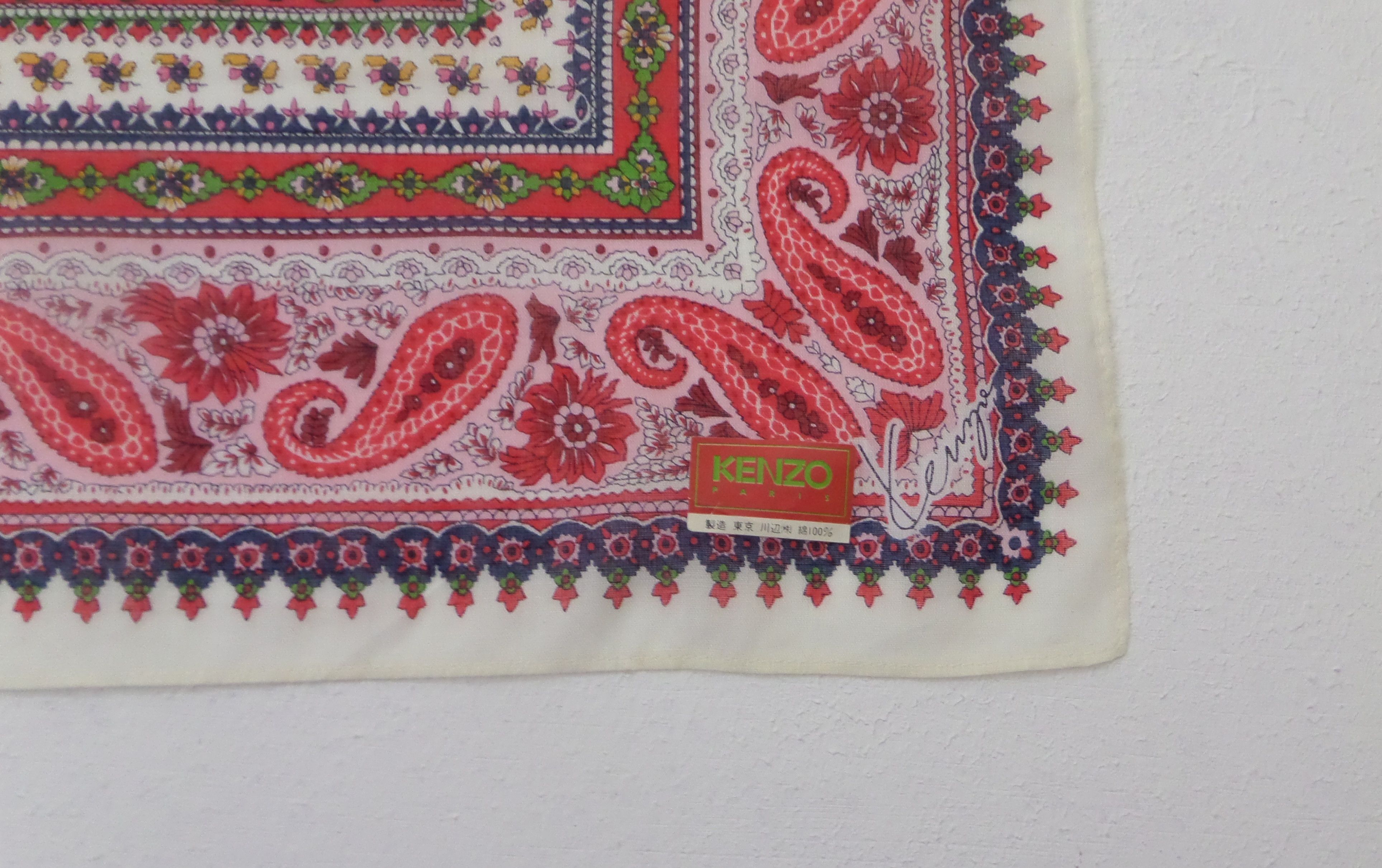 Kenzo Hot Sale Kenzo Paris handkerchief / Neckerchief Size ONE SIZE - 6 Thumbnail