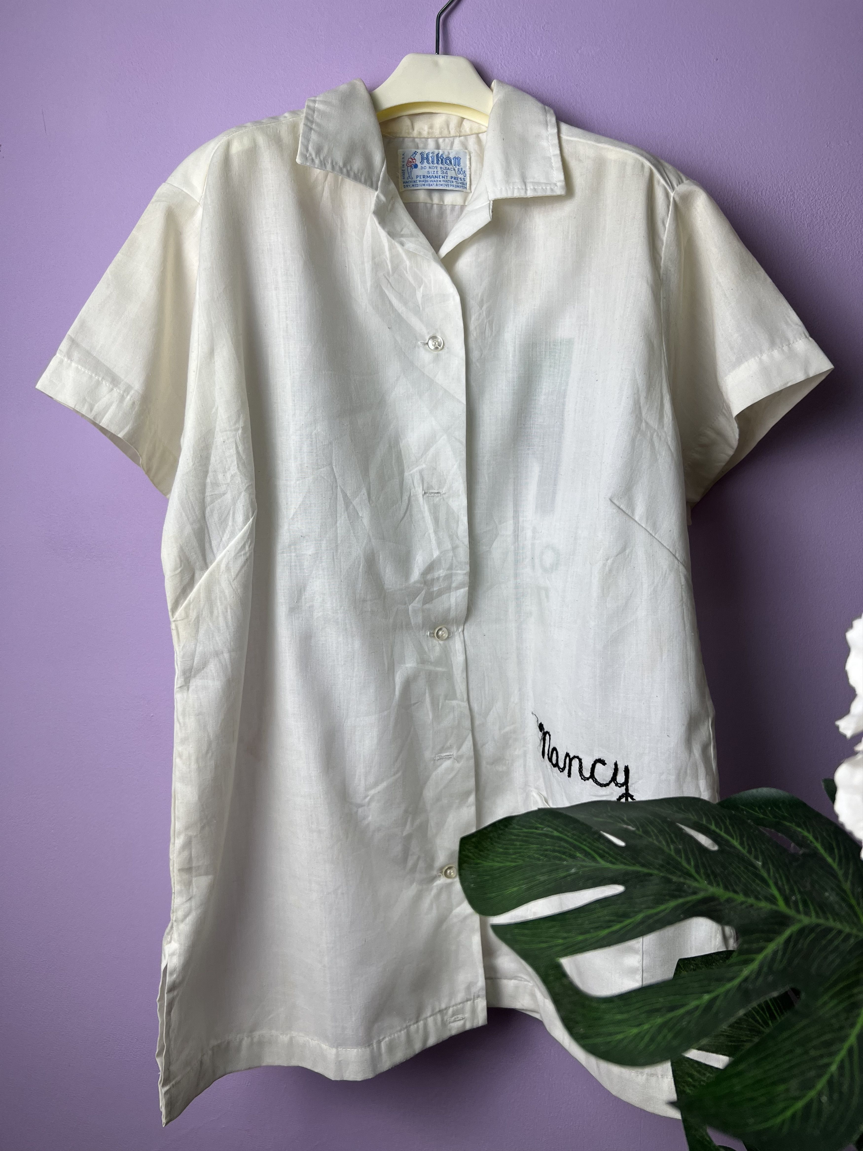 Vintage 🔥Vintage Hilton Nancy Bowling Shirts Size M / US 6-8 / IT 42-44 - 3 Thumbnail