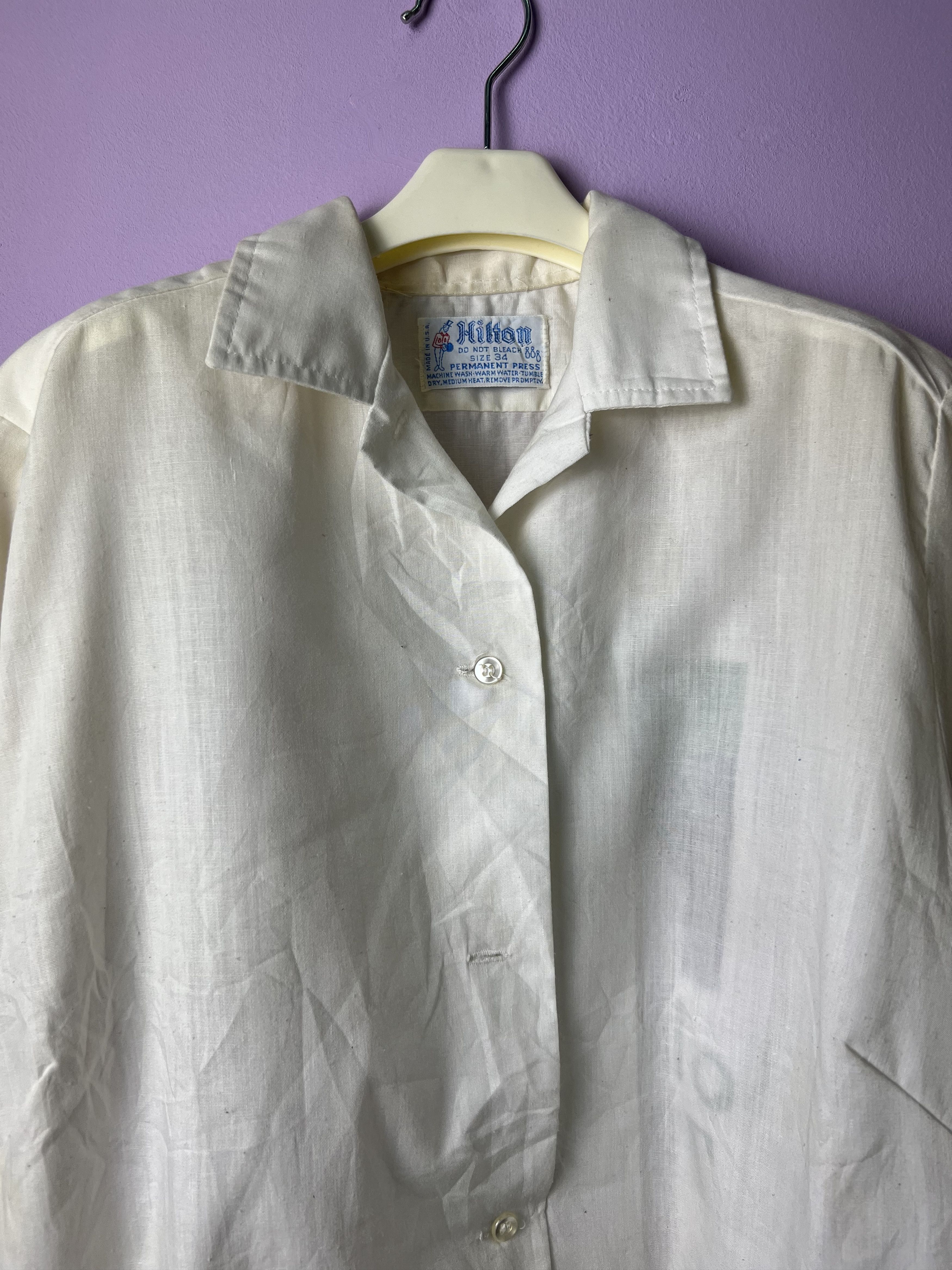 Vintage 🔥Vintage Hilton Nancy Bowling Shirts Size M / US 6-8 / IT 42-44 - 9 Thumbnail