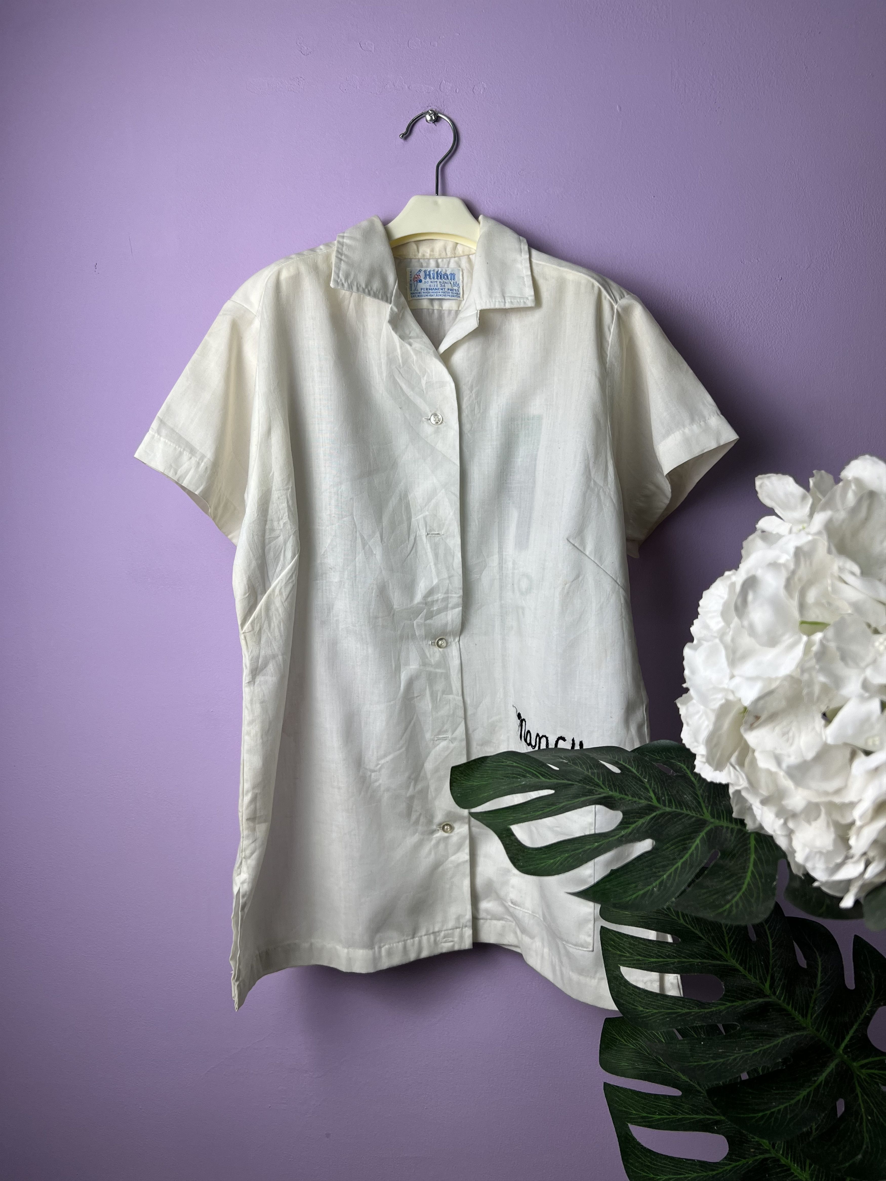 Vintage 🔥Vintage Hilton Nancy Bowling Shirts Size M / US 6-8 / IT 42-44 - 1 Thumbnail