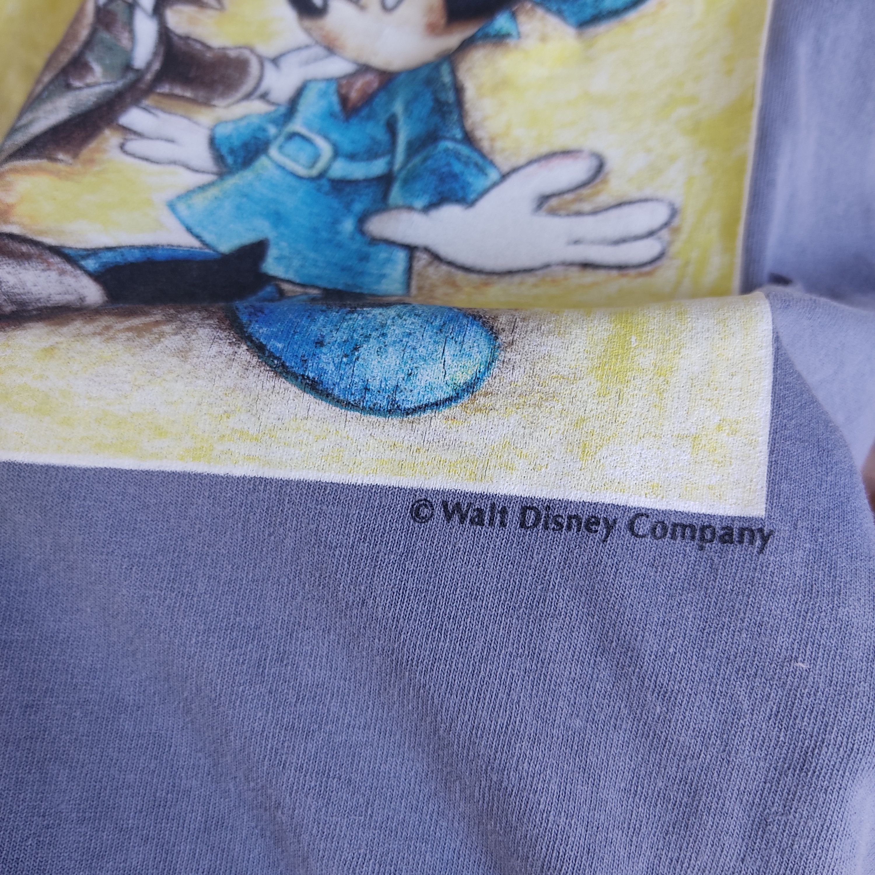 Mickey Mouse × Vintage Vintage 90s Mickey Mouse Hollywood T Shirt TS360 Size US L / EU 52-54 / 3 - 10 Thumbnail