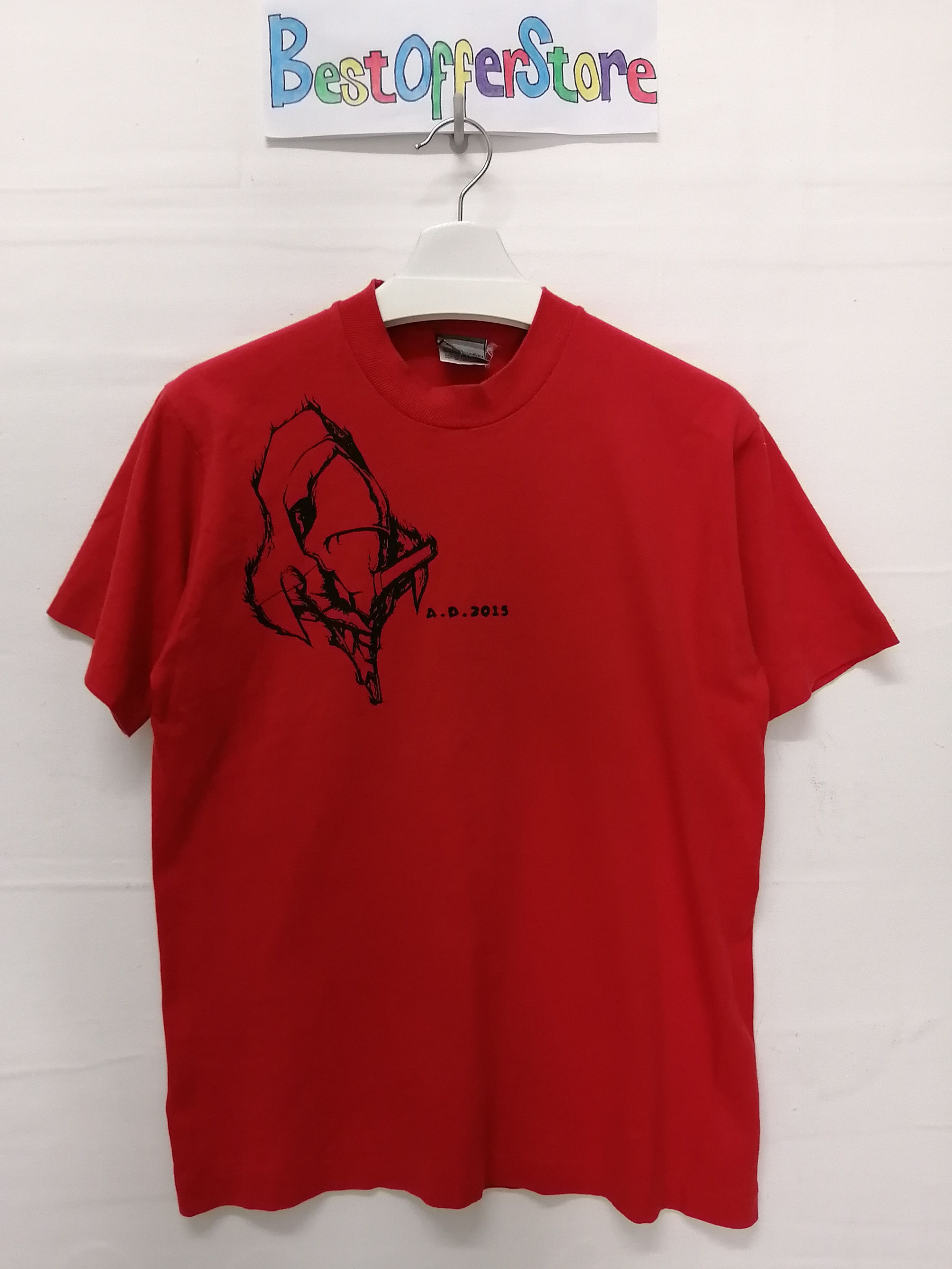 Anime Vintage EVANGELION A.D.2015 Tshirt Size US M / EU 48-50 / 2 - 7 Thumbnail