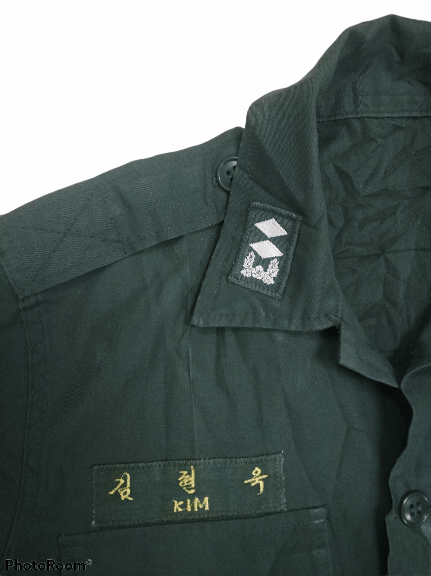 Japanese Brand 🔥Vintage Army Green Uniform Overshirts Size US S / EU 44-46 / 1 - 4 Thumbnail