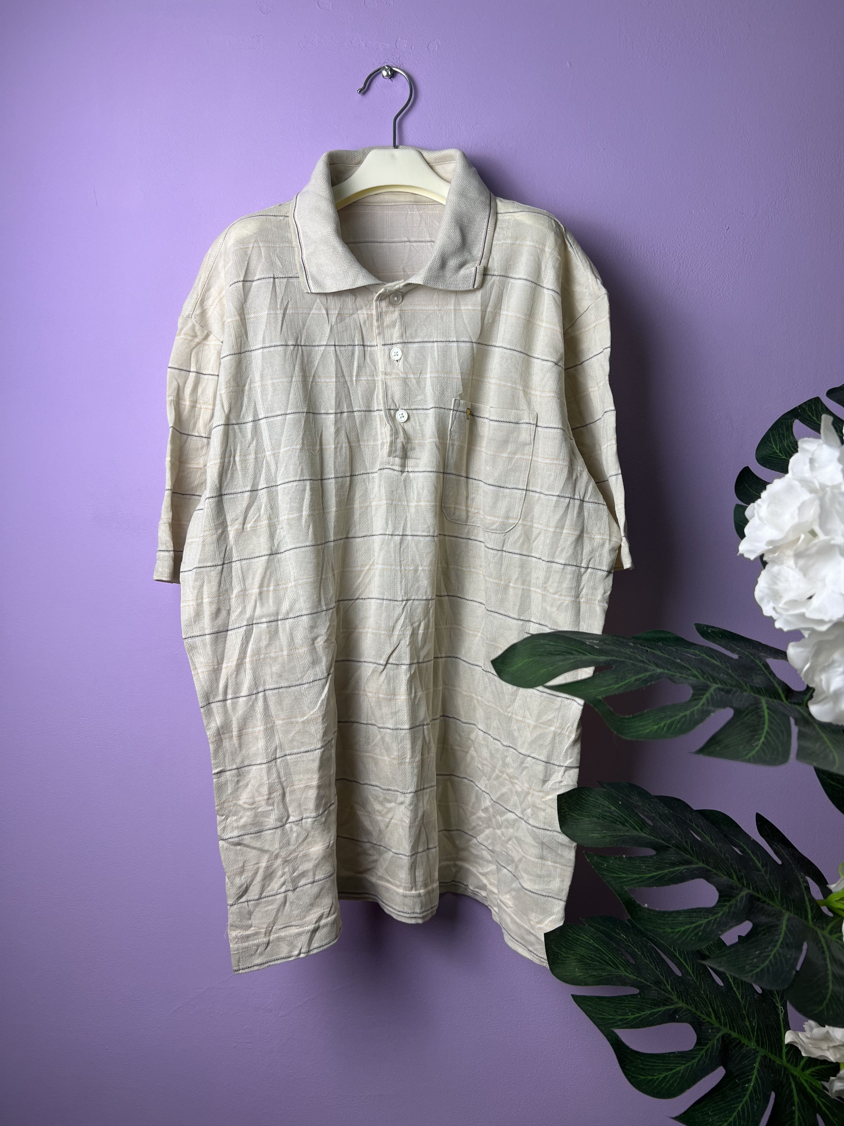 🔥Vintage Golden Bear Stripe Polo Tees