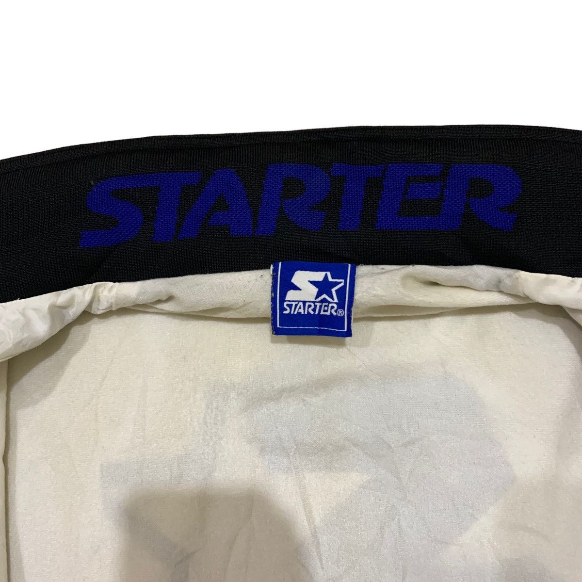 NBA × NHL × Starter Vintage Starter Big Logo Windbreaker Jacket Size US L / EU 52-54 / 3 - 13 Thumbnail
