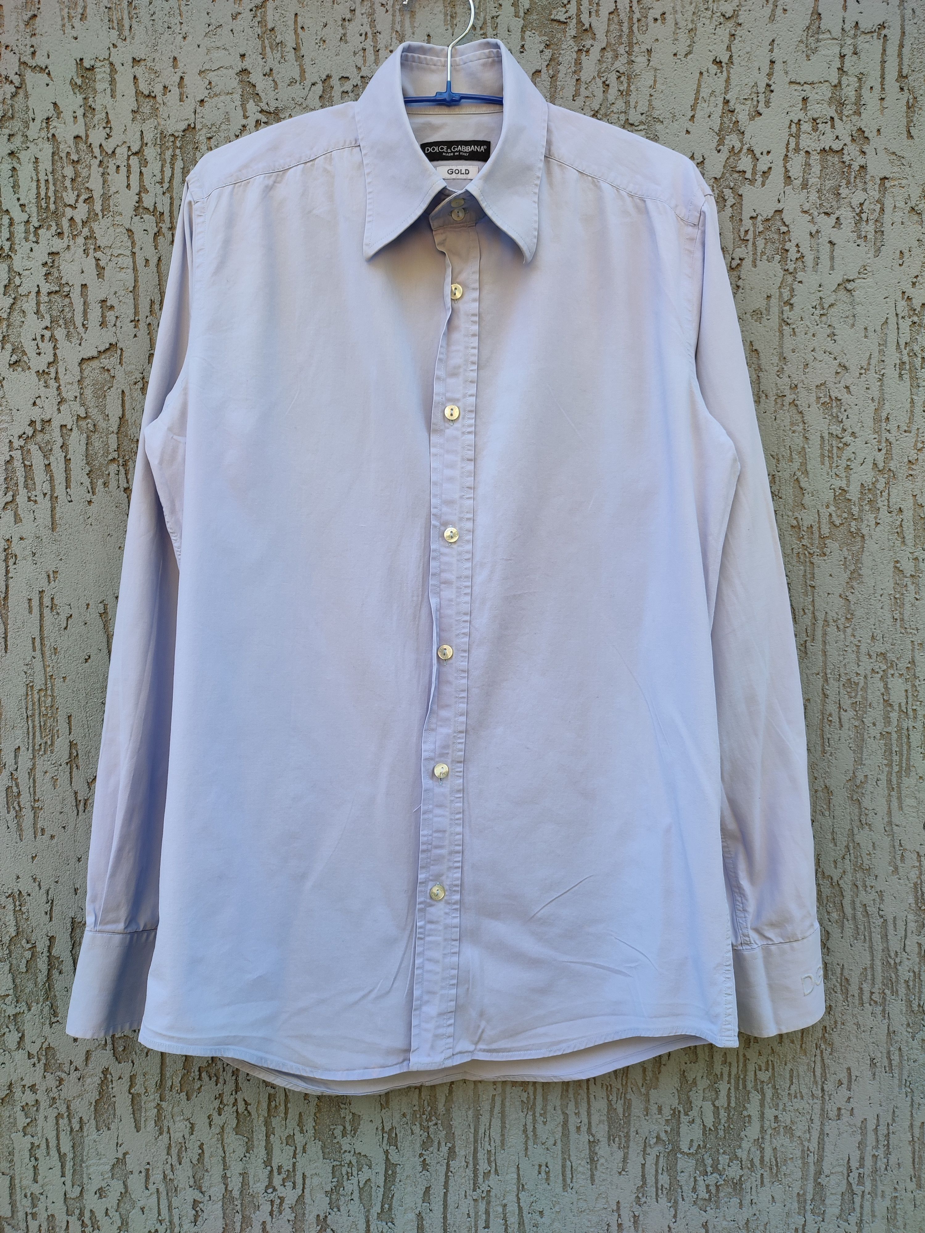 Dolce & Gabbana Dolce & Gabbana Purple DG Logo shirt Size US M / EU 48-50 / 2 - 2 Thumbnail