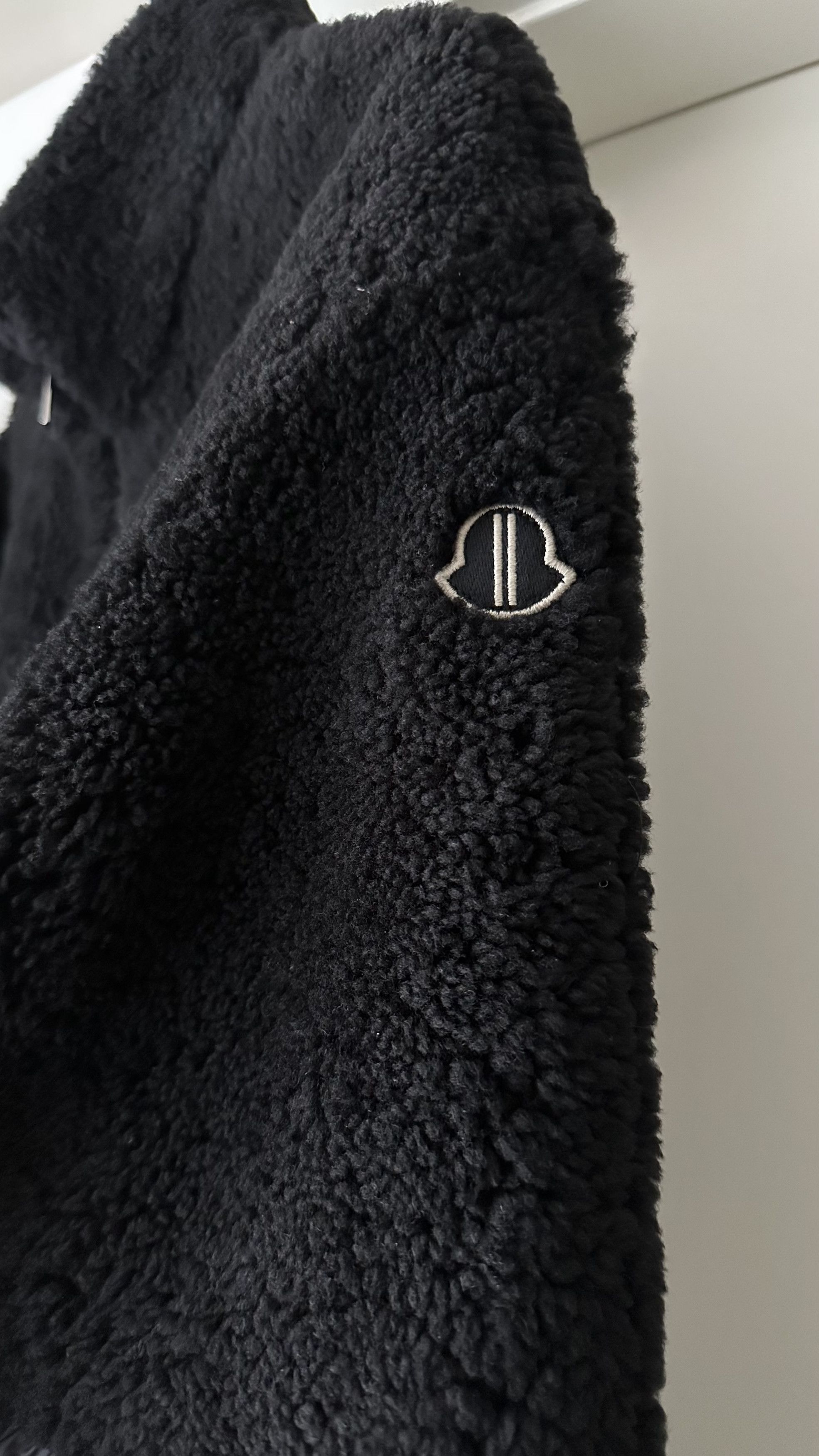 Moncler × Rick Owens Shearling Coyote Coat Size US M / EU 48-50 / 2 - 3 Thumbnail