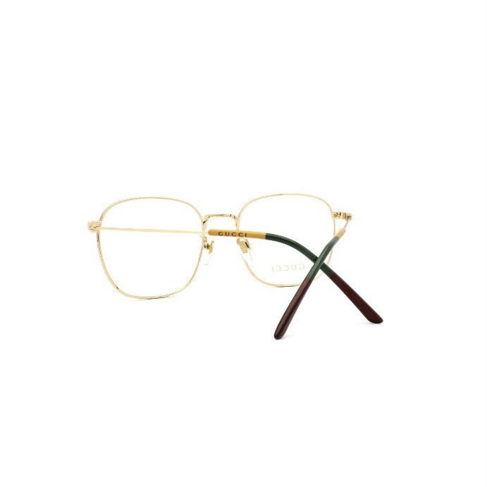 Pre-owned Gucci Gold Green Red Vintage Frames