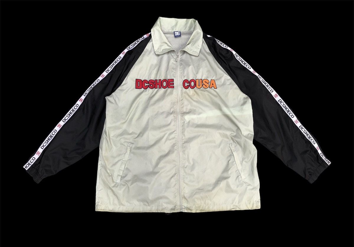 DC Vintage 90's Spellout DC Shoes USA Full Zip Up Light Jacket Size US XL / EU 56 / 4 - 4 Thumbnail