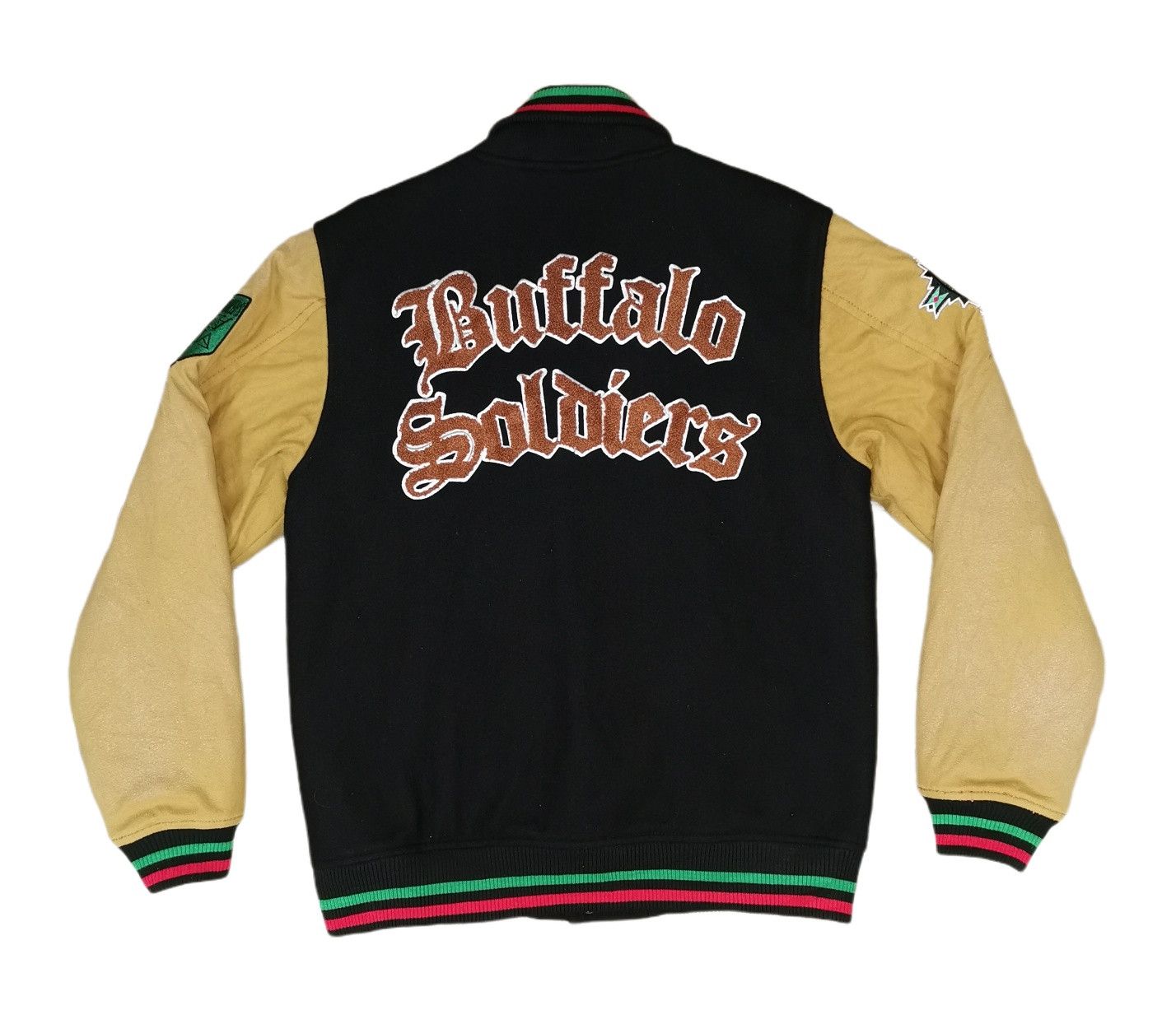 Buffalo Soldiers Inspired Bob Marley Wool Varsity Jacket