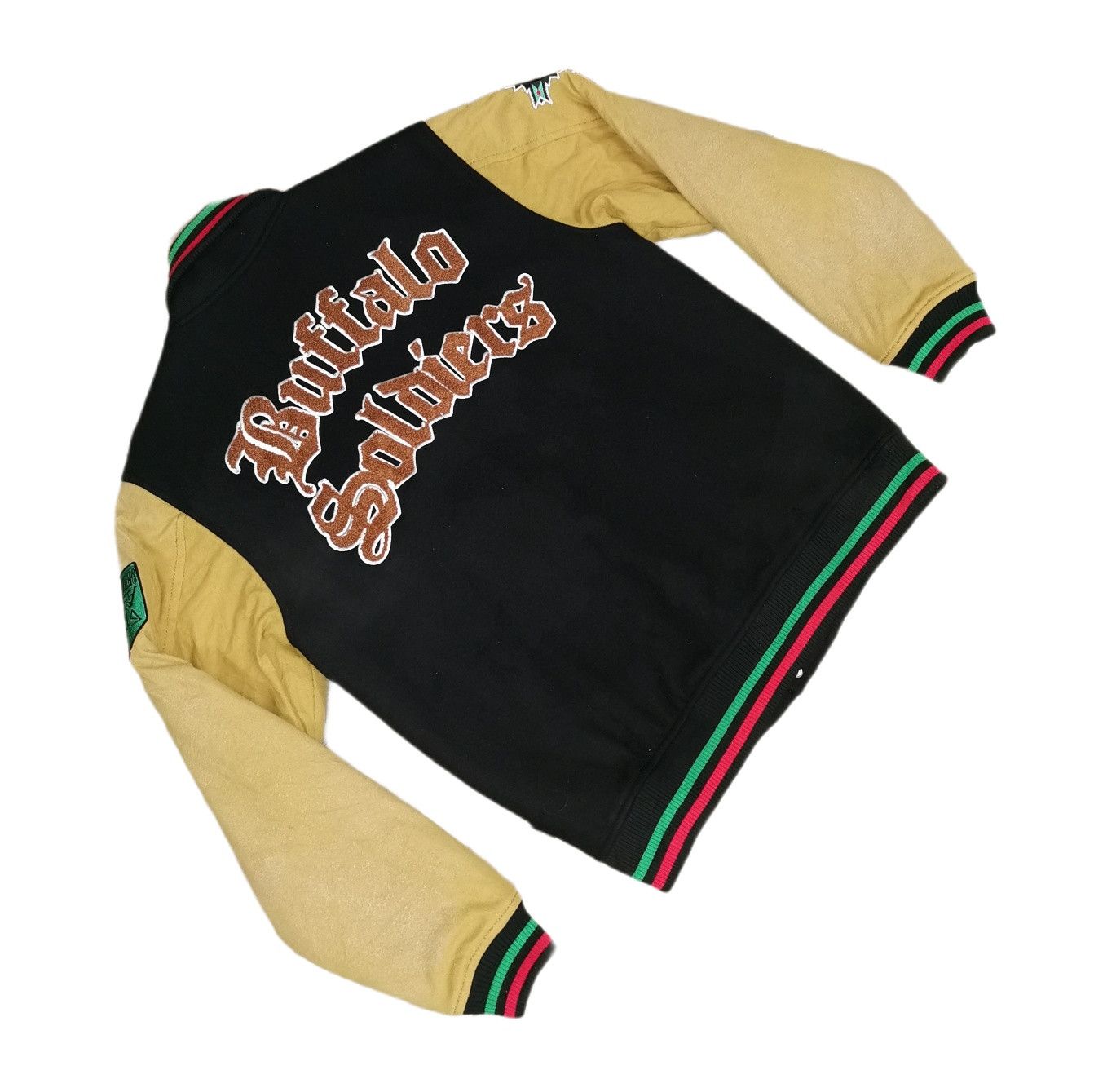 Bob Marley Buffalo Soldiers Inspired Bob Marley Wool Varsity Jacket Size US M / EU 48-50 / 2 - 7 Thumbnail