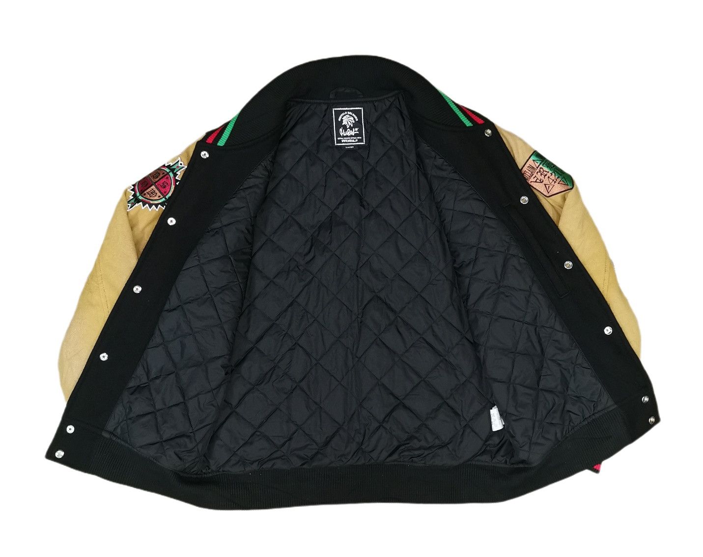 Bob Marley Buffalo Soldiers Inspired Bob Marley Wool Varsity Jacket Size US M / EU 48-50 / 2 - 10 Thumbnail