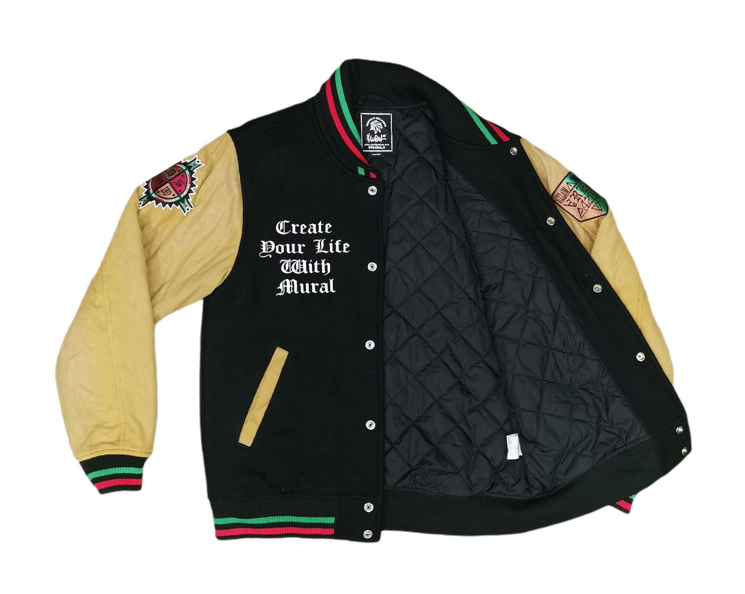Bob Marley Buffalo Soldiers Inspired Bob Marley Wool Varsity Jacket Size US M / EU 48-50 / 2 - 8 Thumbnail