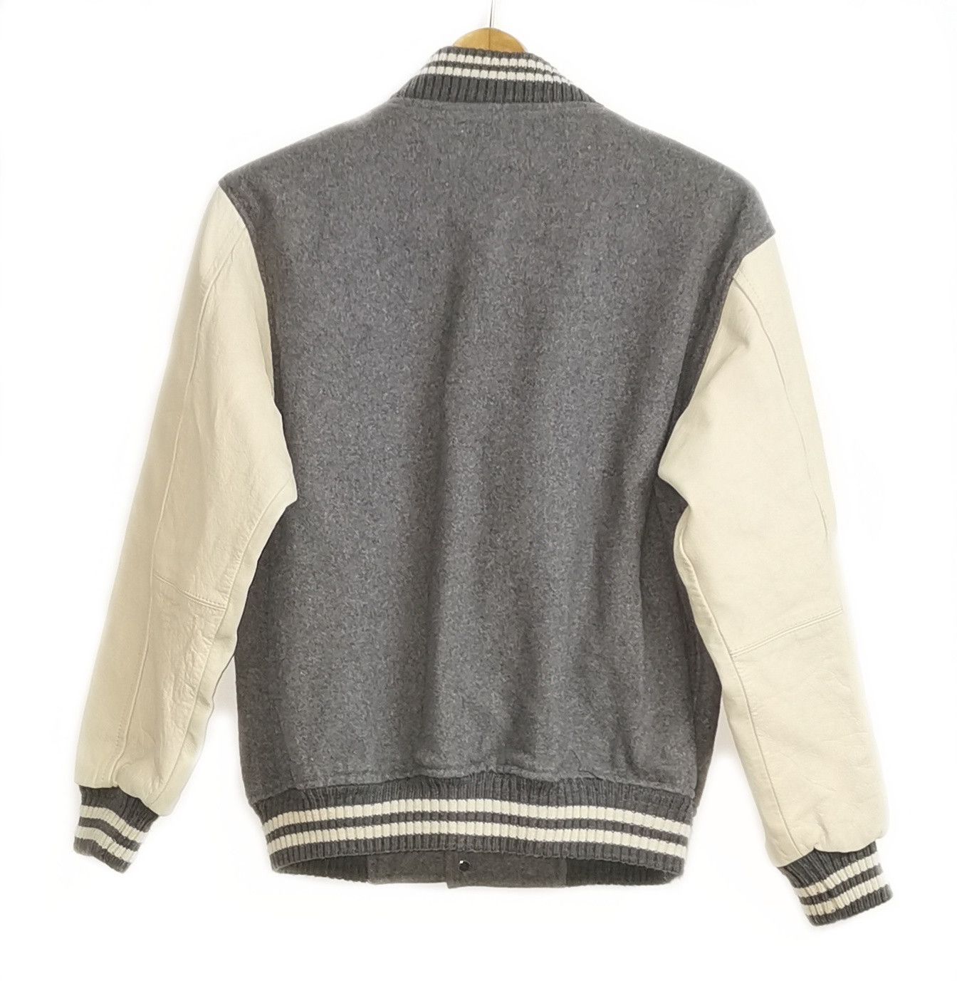 Hang Ten Hang Ten Leather Wool Varsity Jacket Size US M / EU 48-50 / 2 - 3 Thumbnail