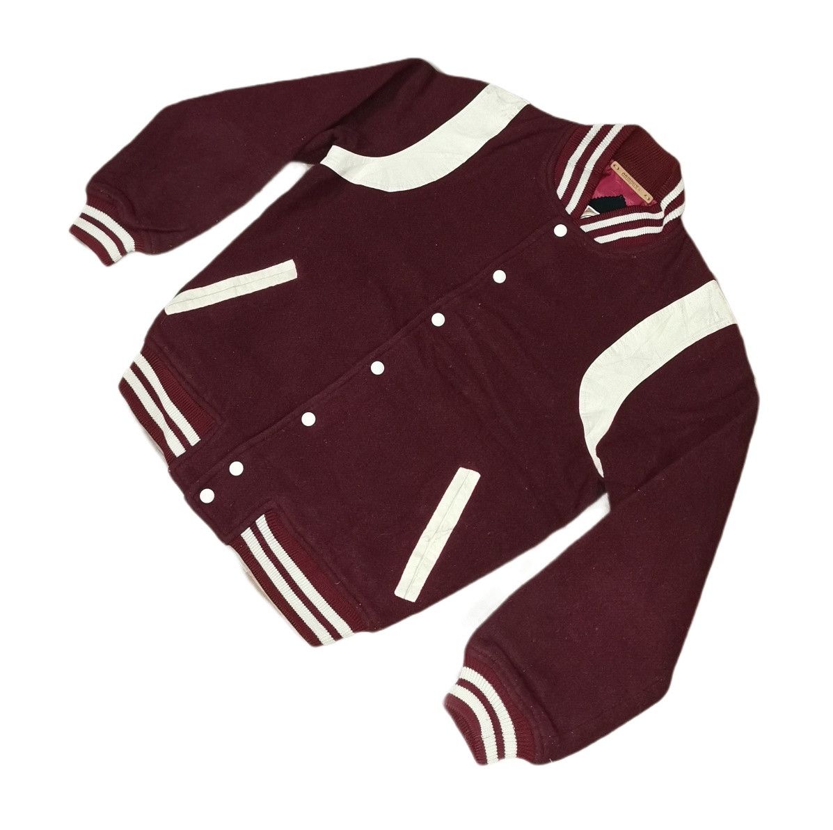 Japanese Brand Campux Wool Teddy Varsity Jacket Size US M / EU 48-50 / 2 - 4 Thumbnail
