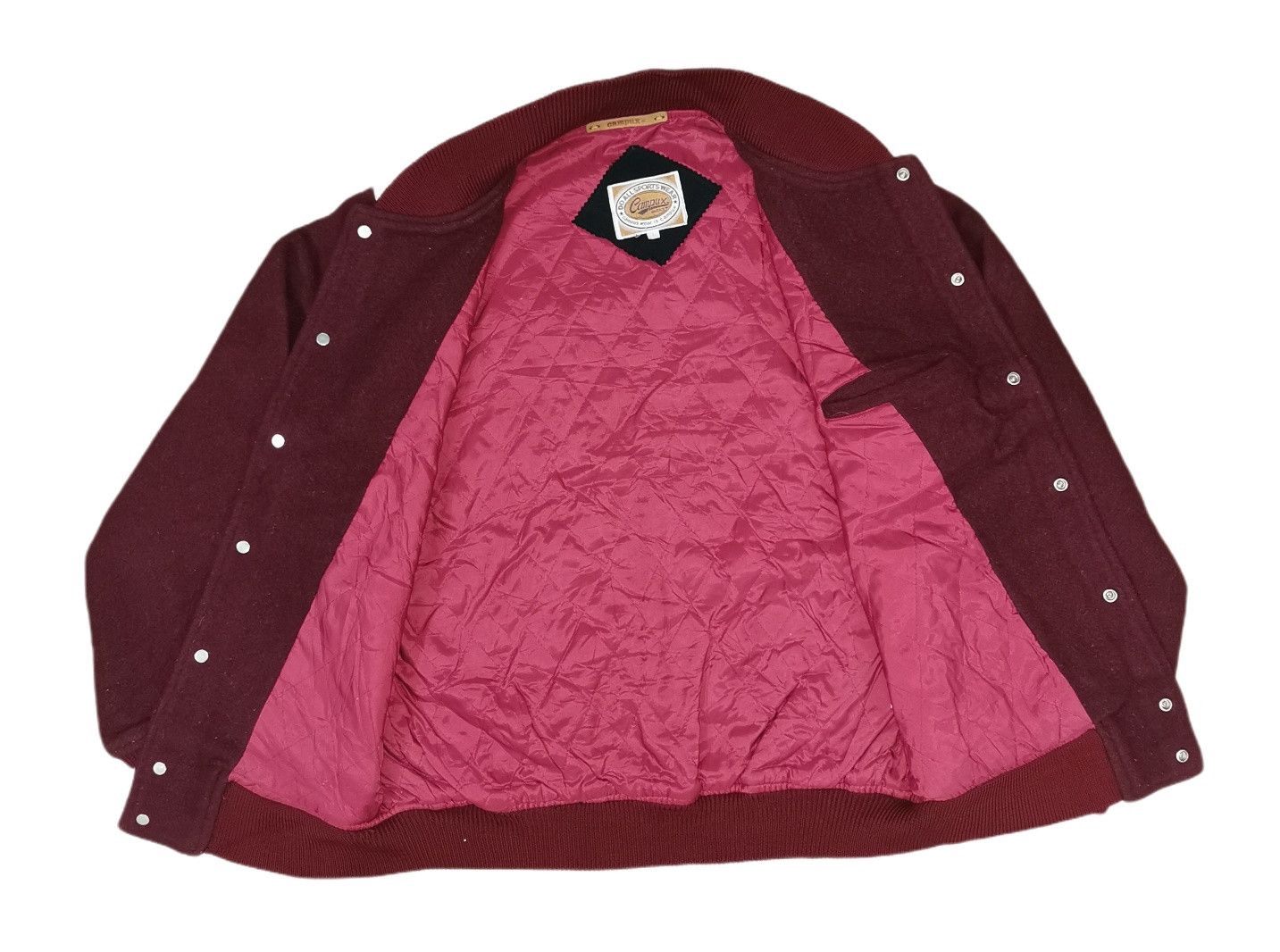 Japanese Brand Campux Wool Teddy Varsity Jacket Size US M / EU 48-50 / 2 - 10 Thumbnail