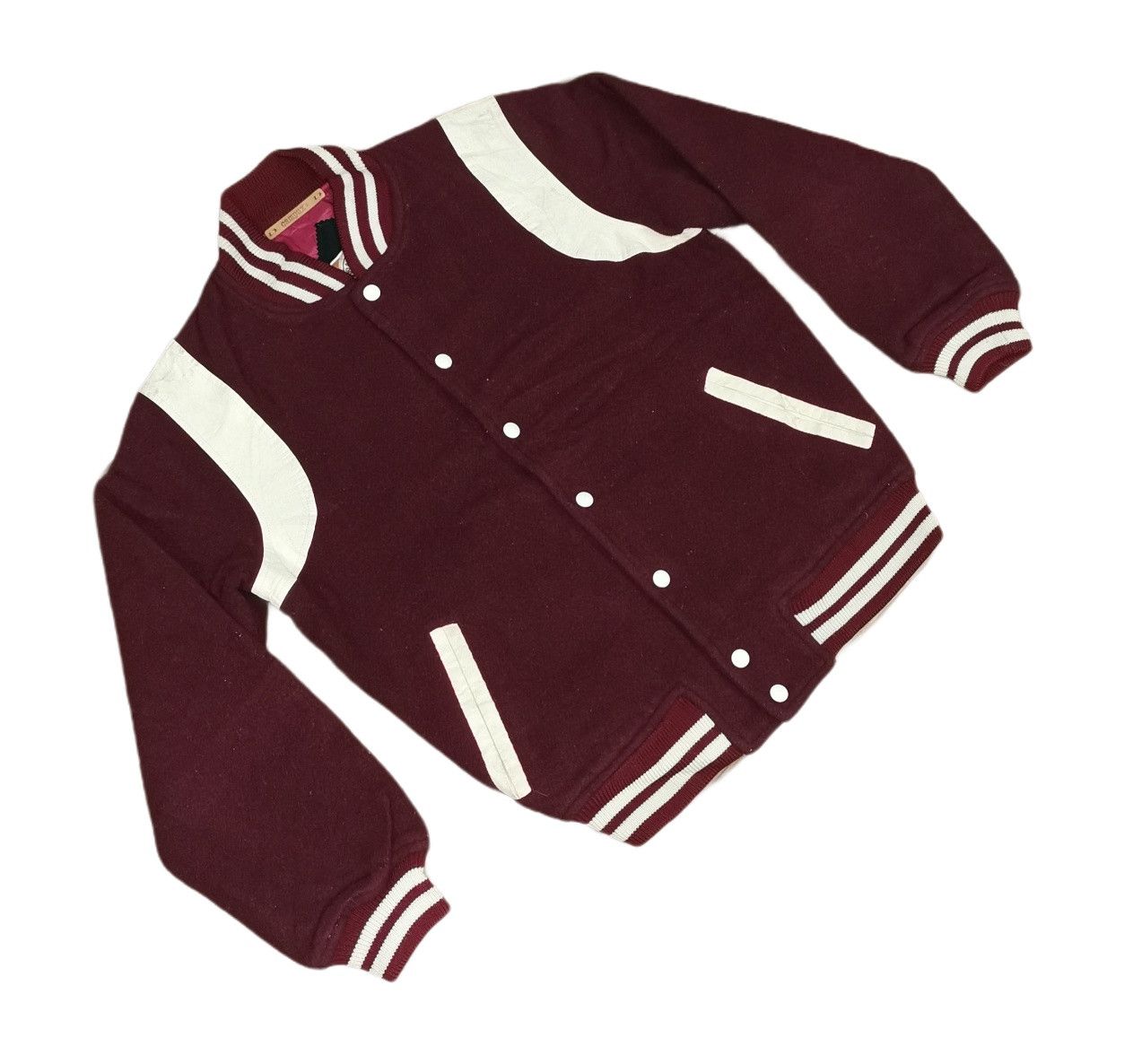 Japanese Brand Campux Wool Teddy Varsity Jacket Size US M / EU 48-50 / 2 - 3 Thumbnail