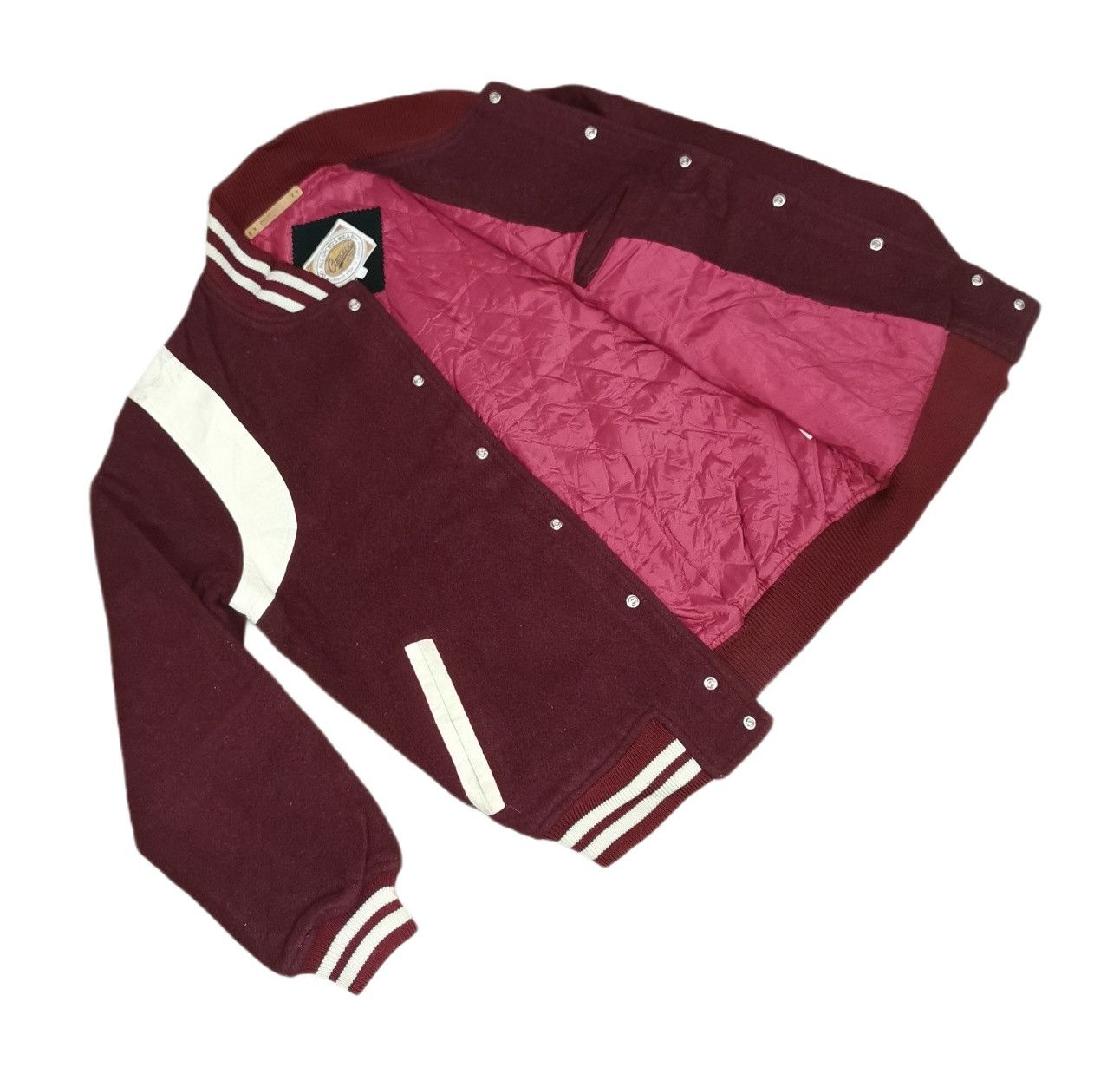 Japanese Brand Campux Wool Teddy Varsity Jacket Size US M / EU 48-50 / 2 - 9 Thumbnail