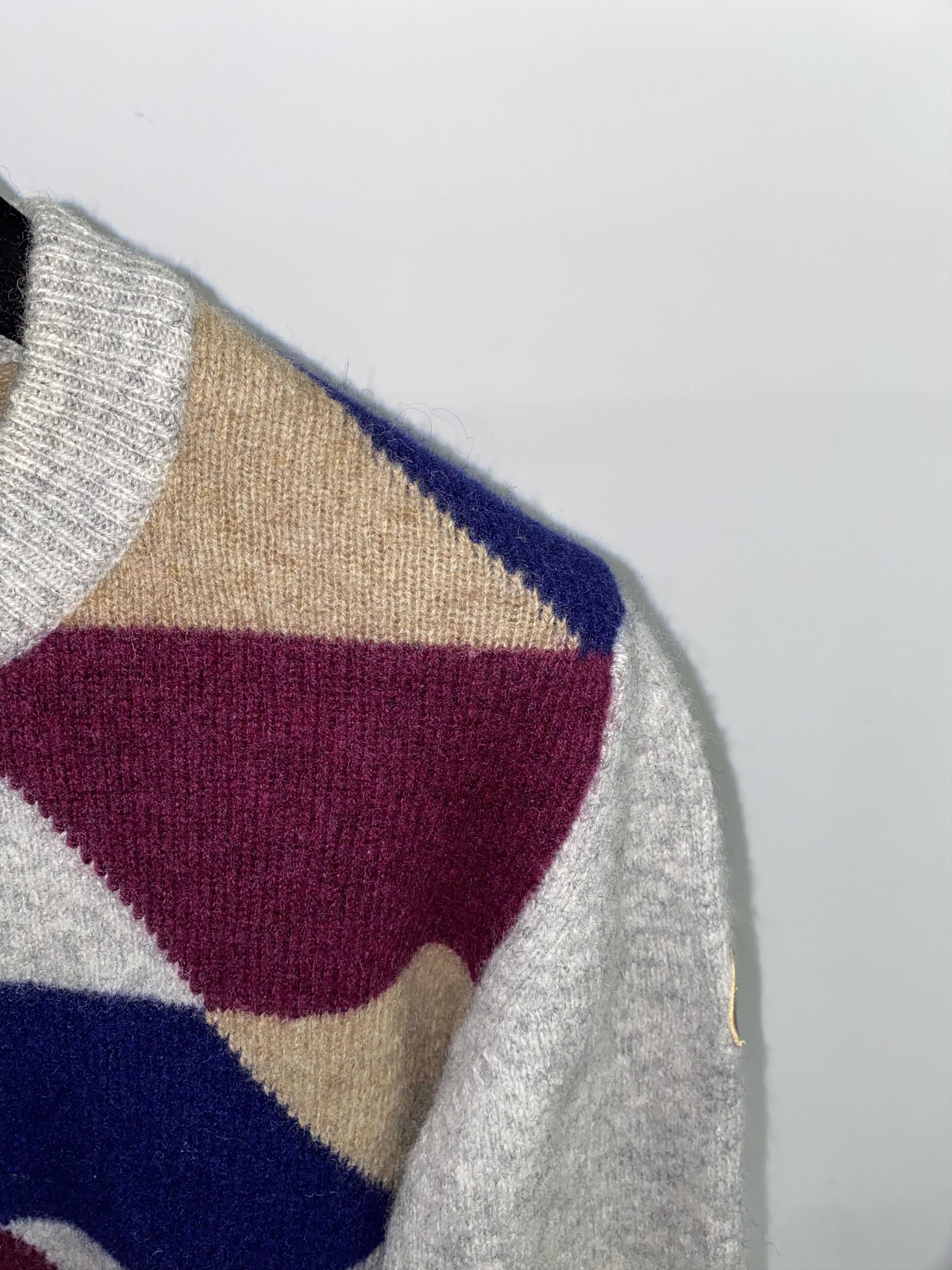 Fred Perry × Raf Simons AW10 Raf Simons X Fred Perry Logo Patch Lana Wool Sweater Size US M / EU 48-50 / 2 - 4 Thumbnail