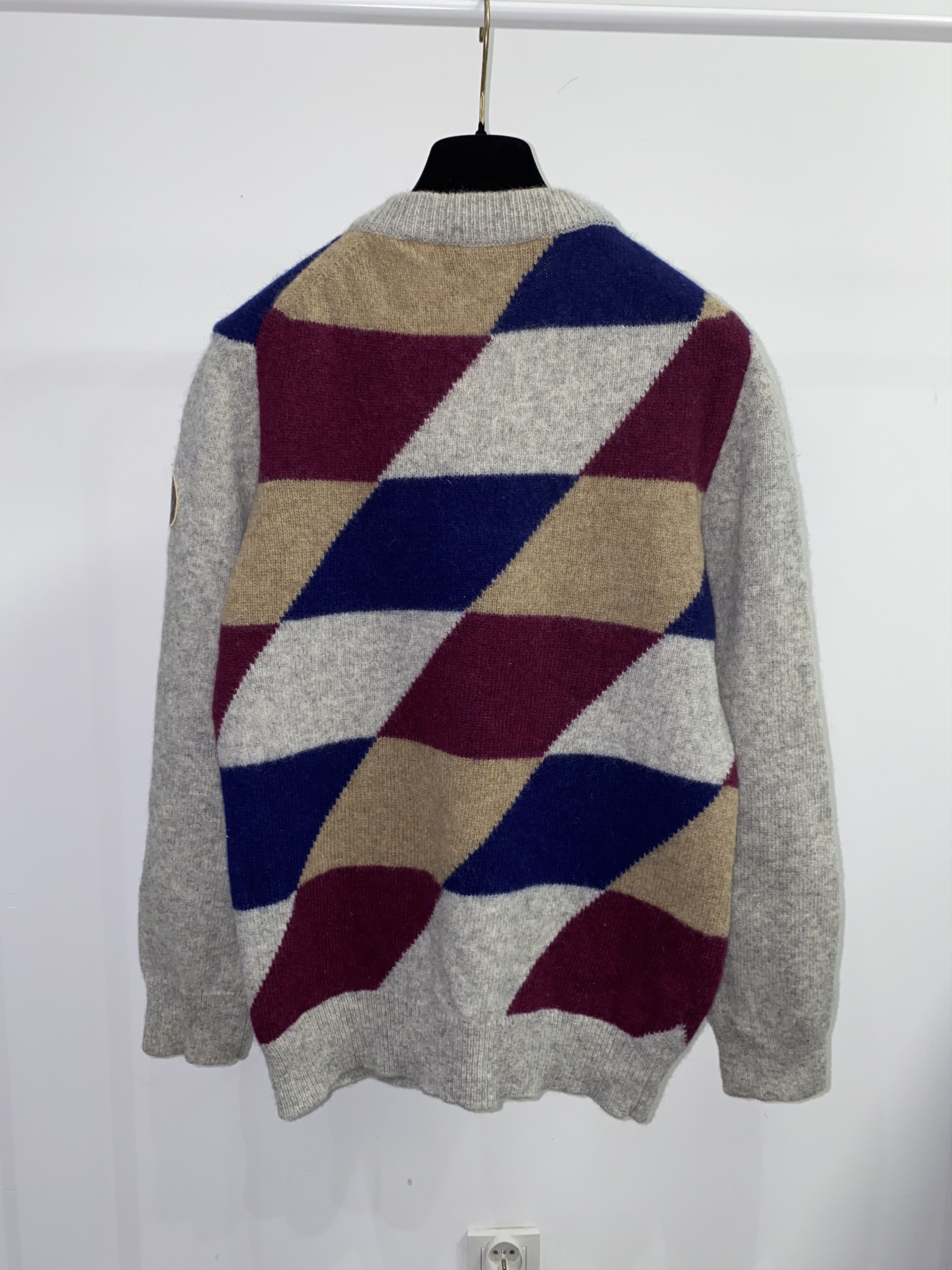 Fred Perry × Raf Simons AW10 Raf Simons X Fred Perry Logo Patch Lana Wool Sweater Size US M / EU 48-50 / 2 - 6 Thumbnail