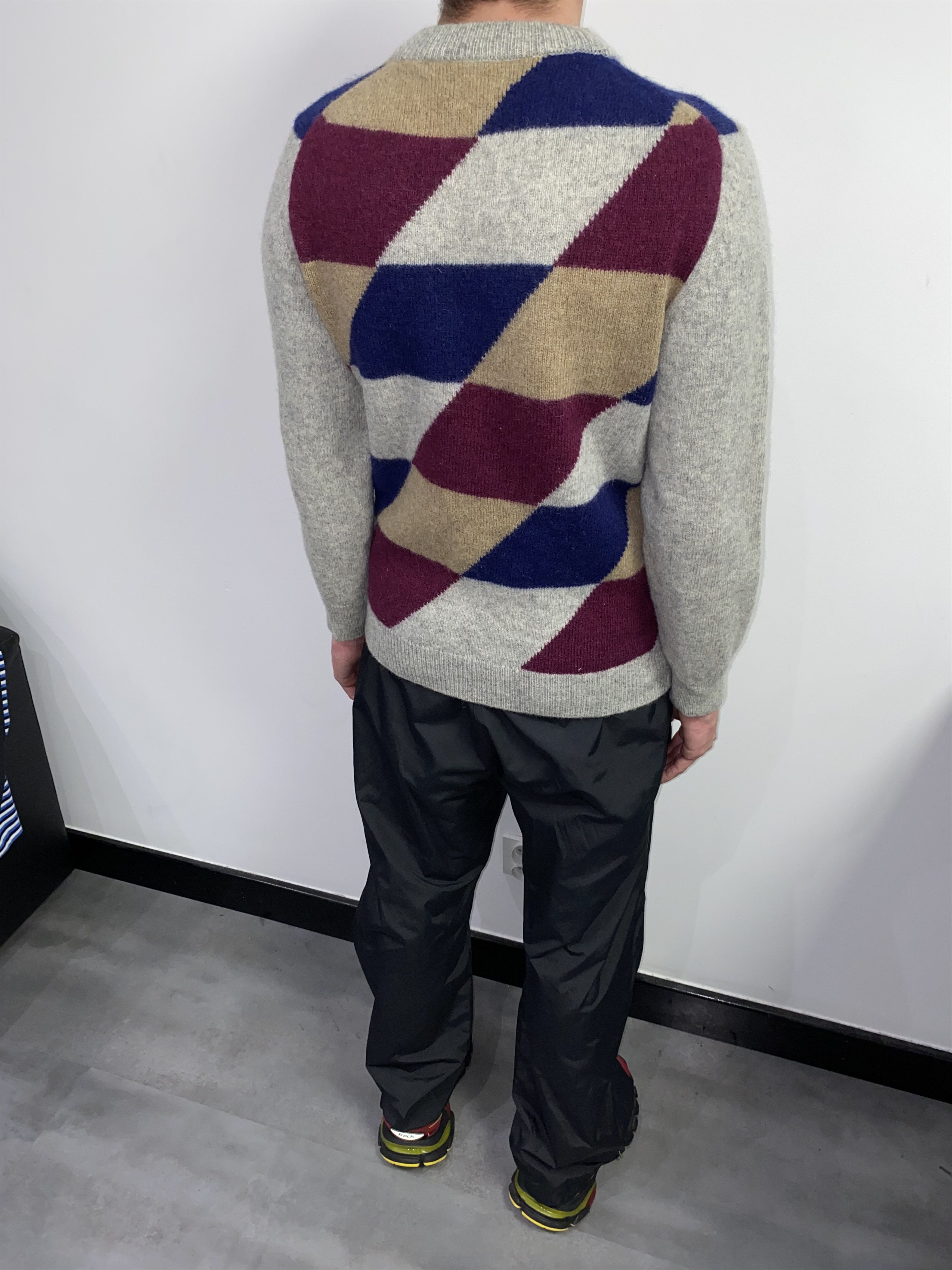 Fred Perry × Raf Simons AW10 Raf Simons X Fred Perry Logo Patch Lana Wool Sweater Size US M / EU 48-50 / 2 - 2 Thumbnail