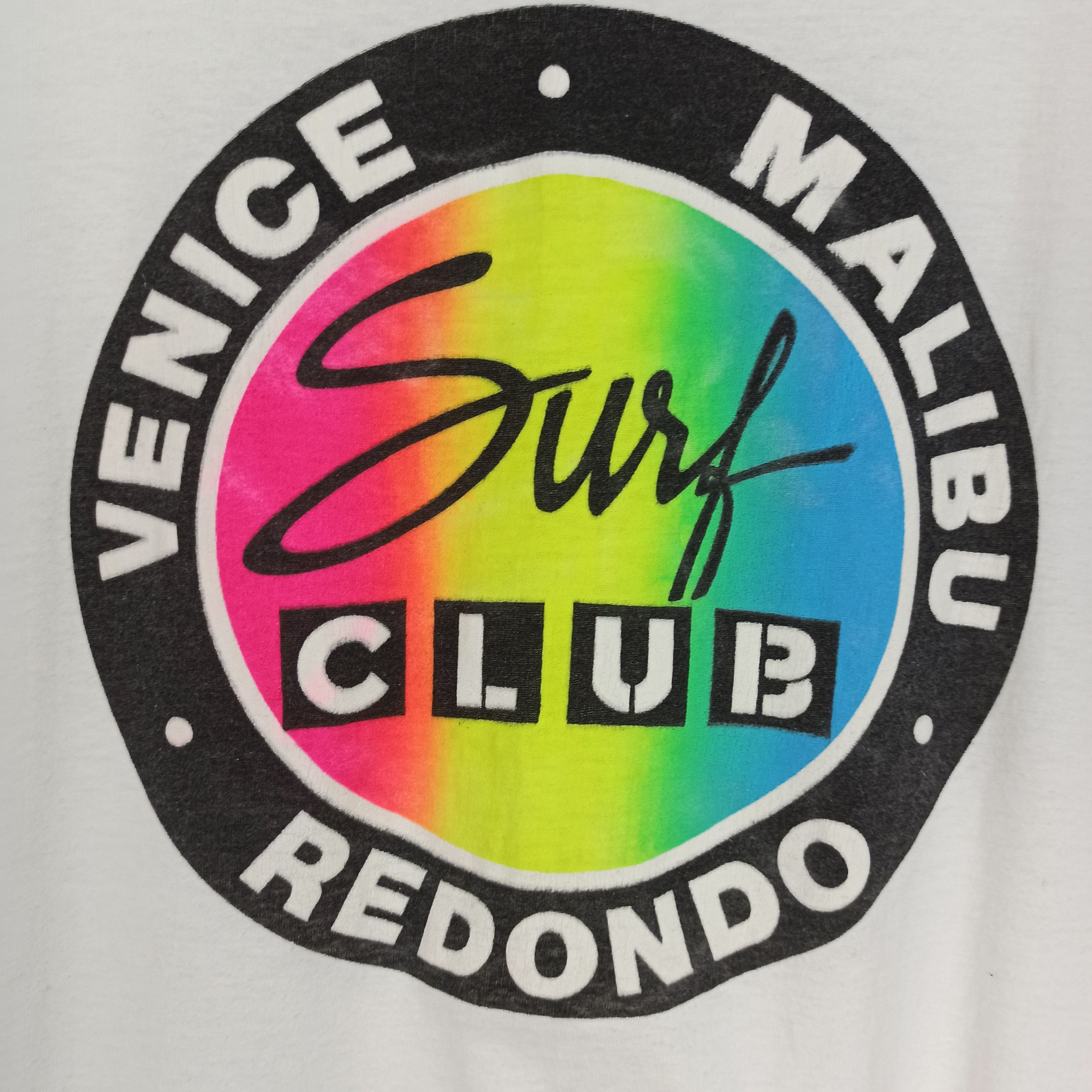 Vintage Vintage 90s Surf Club Vinice/ Malibu /Redondo Tshirt Usa Size US XL / EU 56 / 4 - 3 Thumbnail
