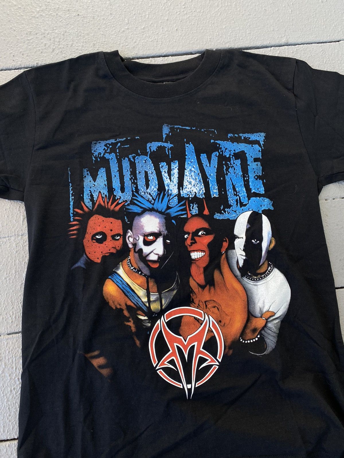 Vintage Mudvayne Heavy Death Metal Band Horror Tee Shirt Travis 