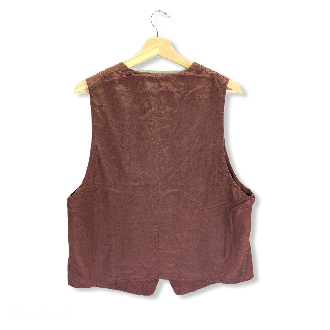 Issey Miyake RARE! Vintage 80s Issey Miyake Permanente Vest Cardigan Size US M / EU 48-50 / 2 - 2 Thumbnail